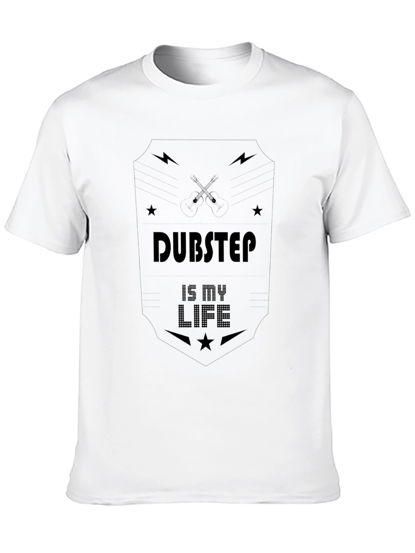 Dubstep is my life - Black Tee
