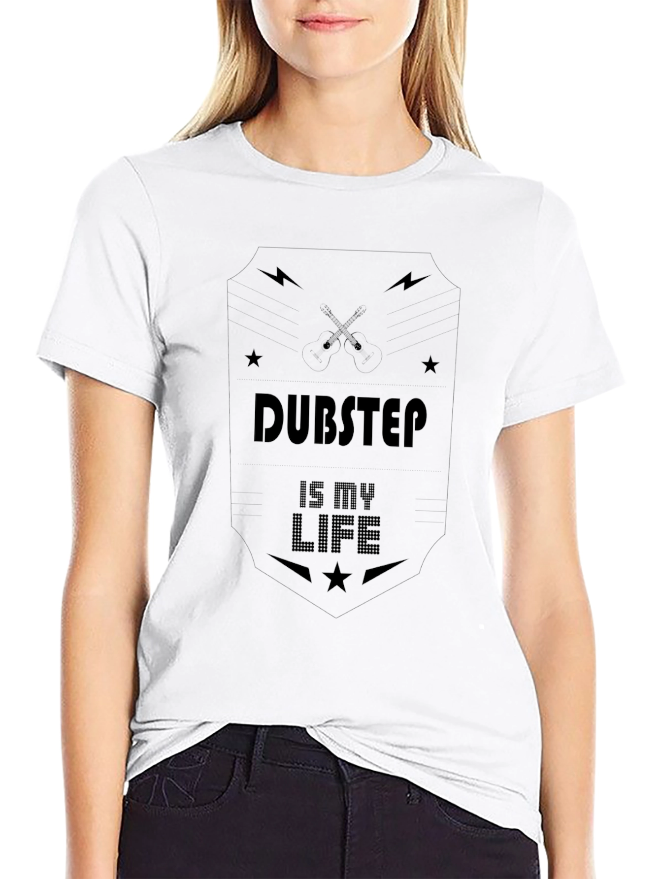 Dubstep is my life - Black Tee