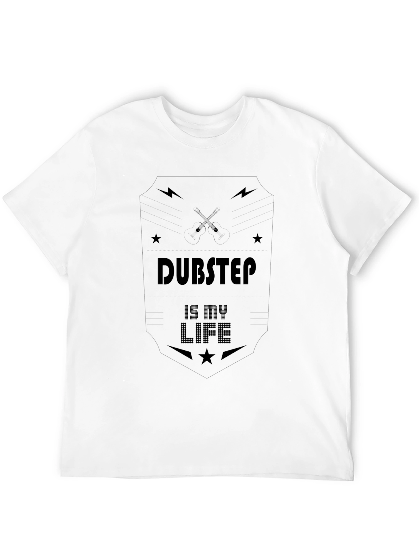 Dubstep is my life - Black Tee