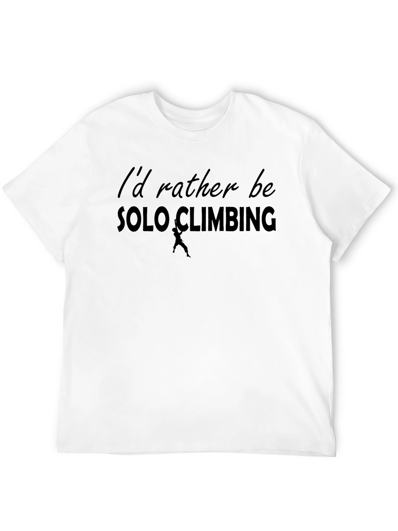 Solo Climbing Graphic Tee - Black
