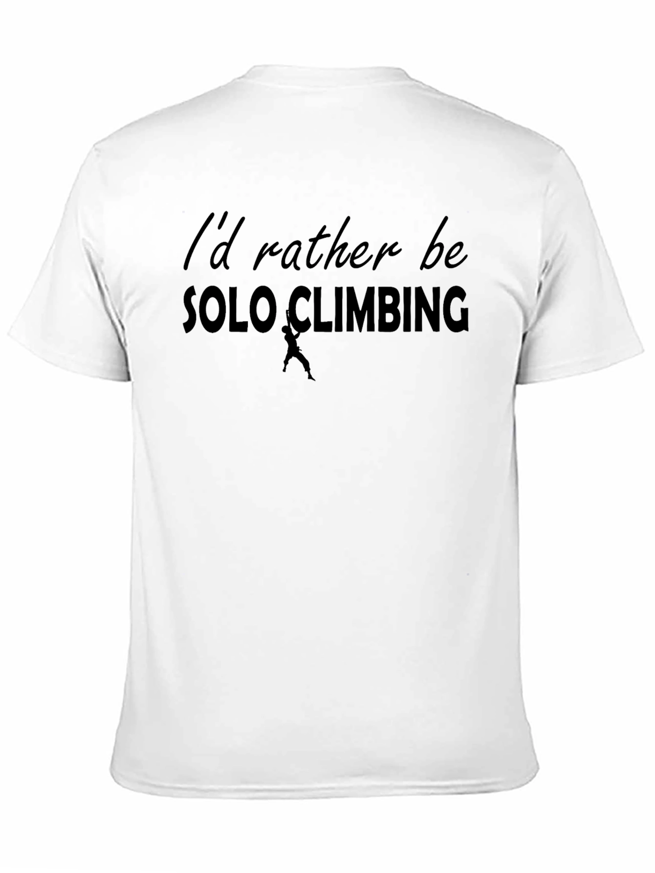 Solo Climbing Graphic Tee - Black