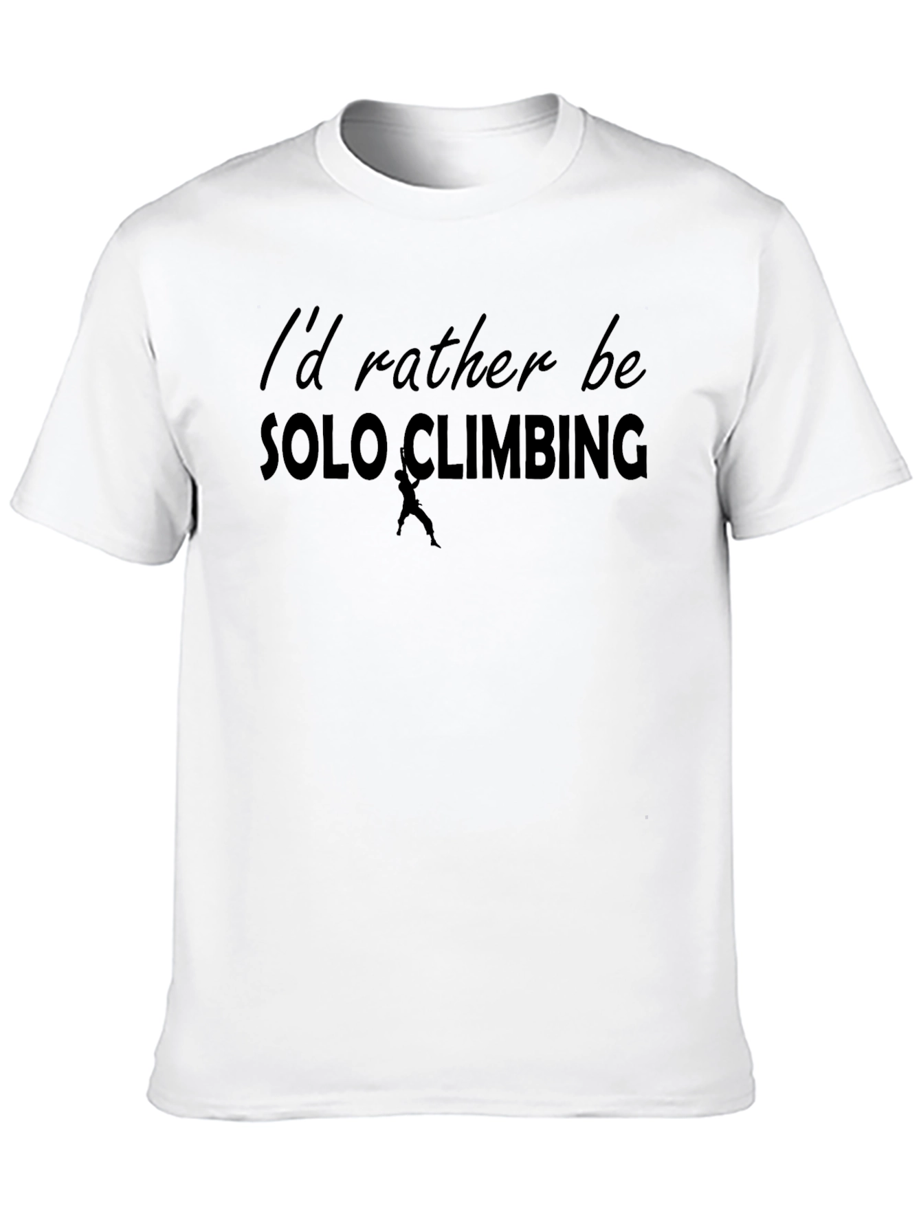 Solo Climbing Graphic Tee - Black