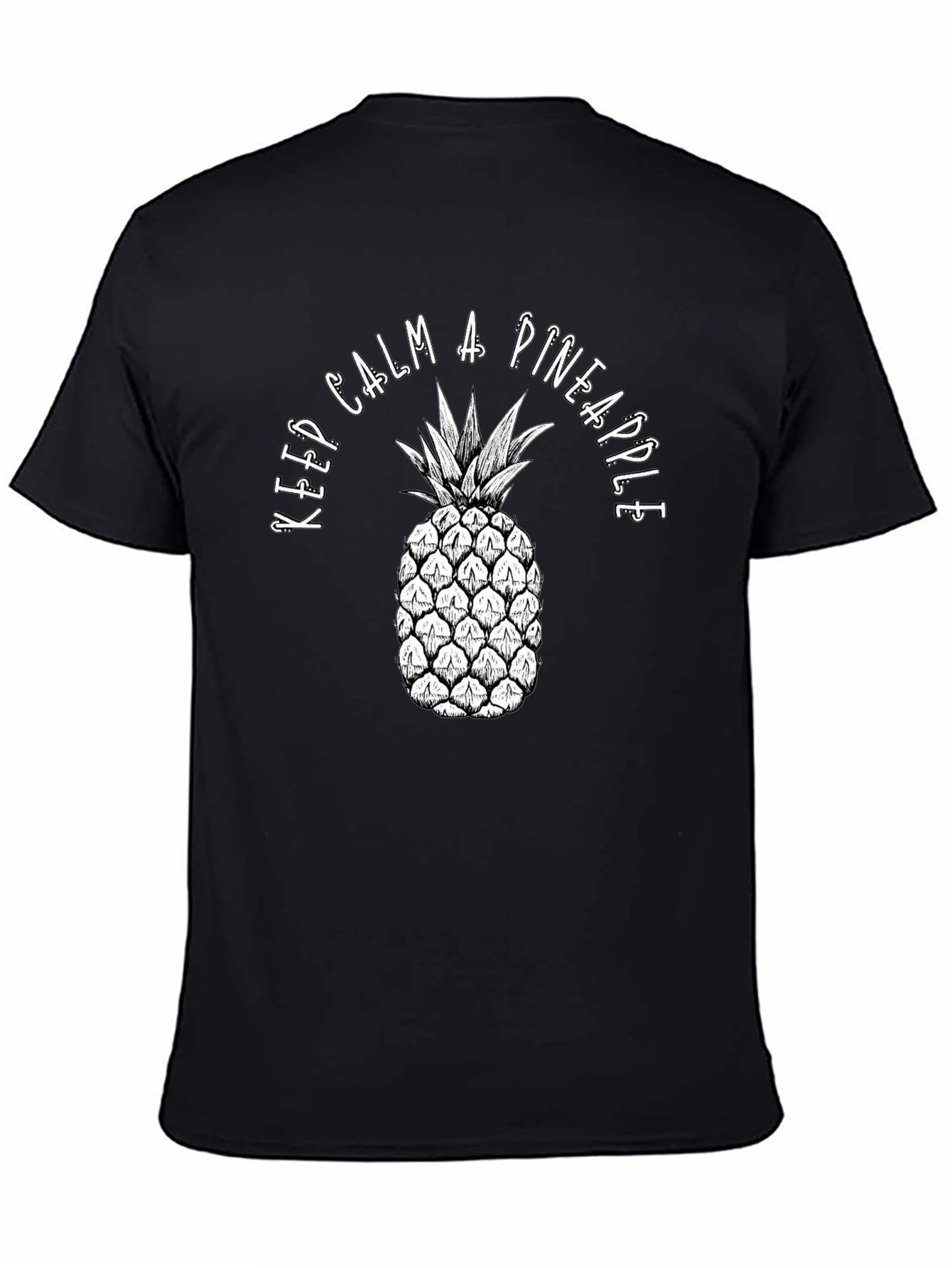 Keep Calm Pineapple Graphic Tee