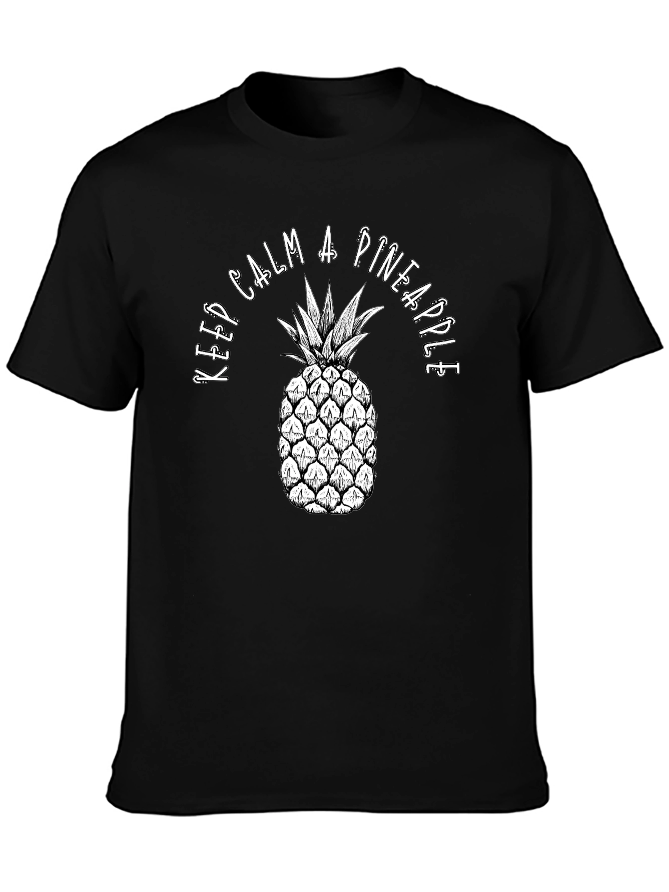 Keep Calm Pineapple Graphic Tee