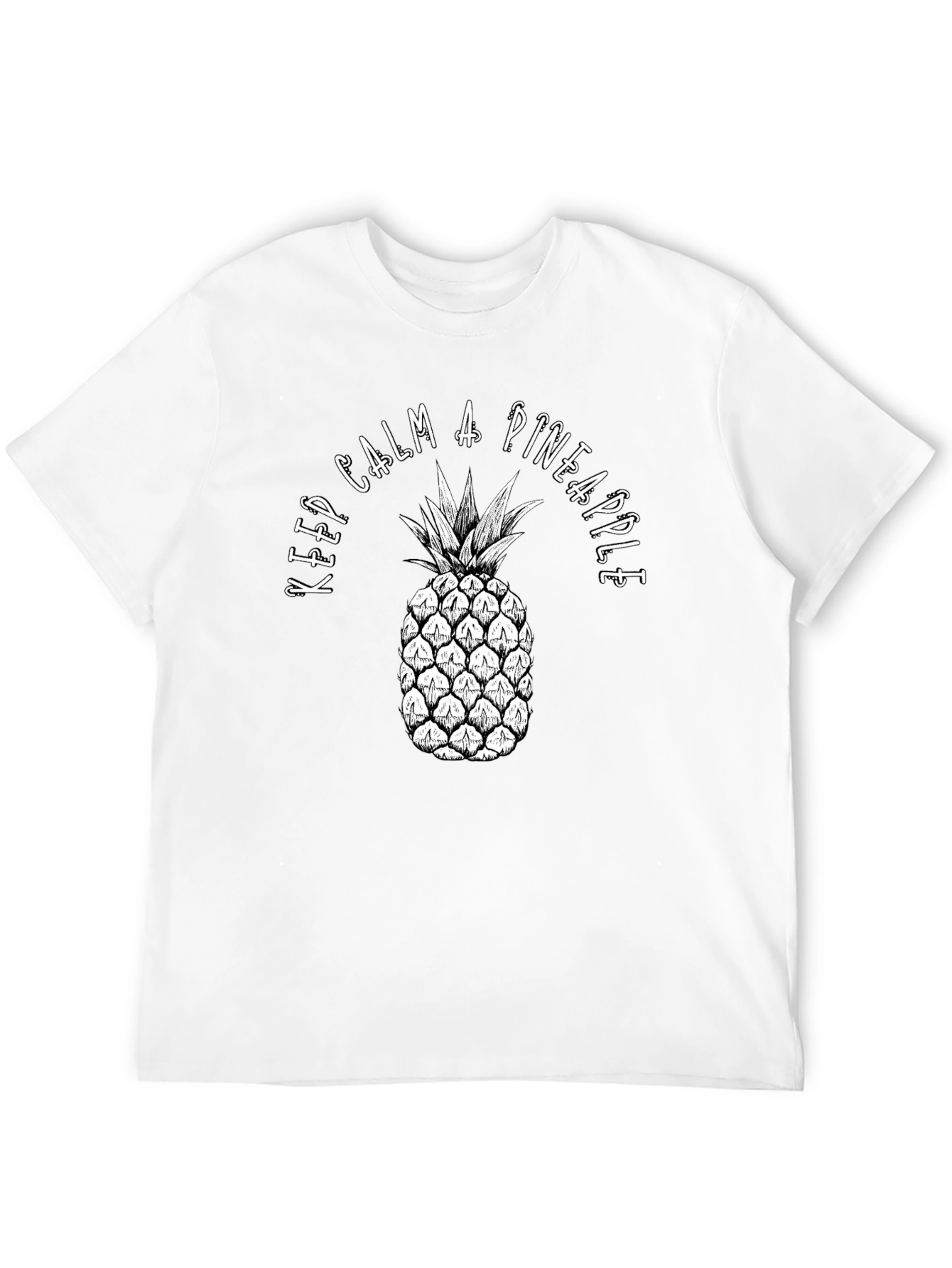 Keep Calm Pineapple Graphic Tee