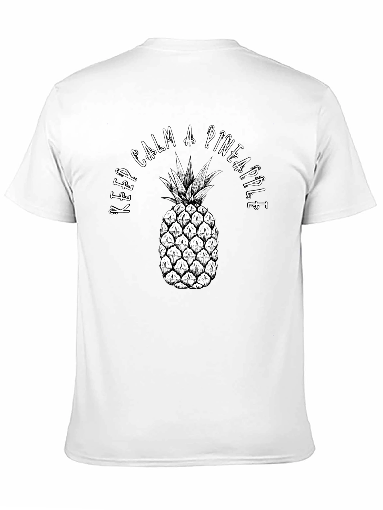 Keep Calm Pineapple Graphic Tee