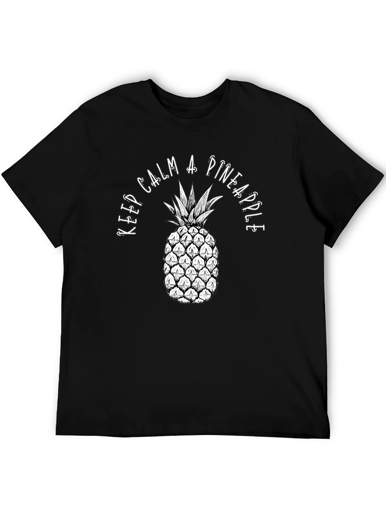 Keep Calm Pineapple Graphic Tee
