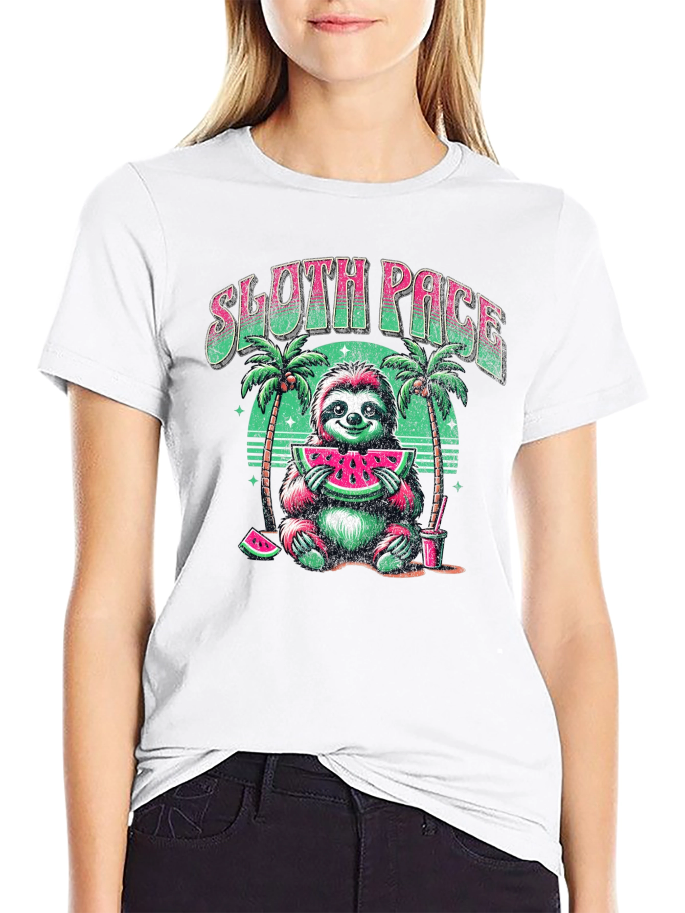Sloth Pace Tropical T-Shirt