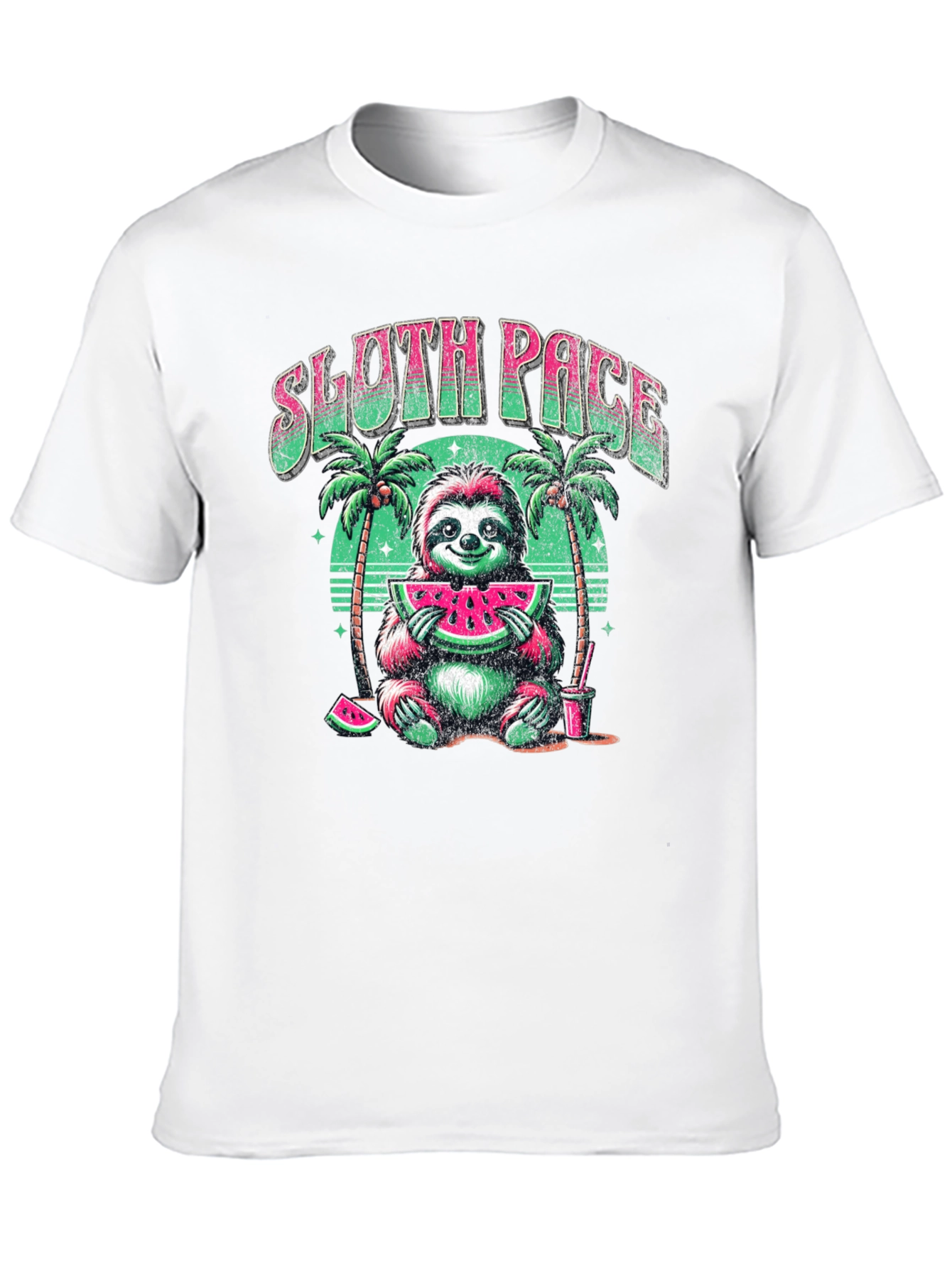 Sloth Pace Tropical T-Shirt