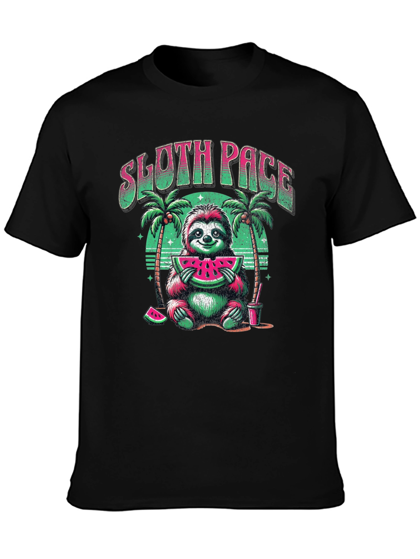 Sloth Pace Tropical T-Shirt