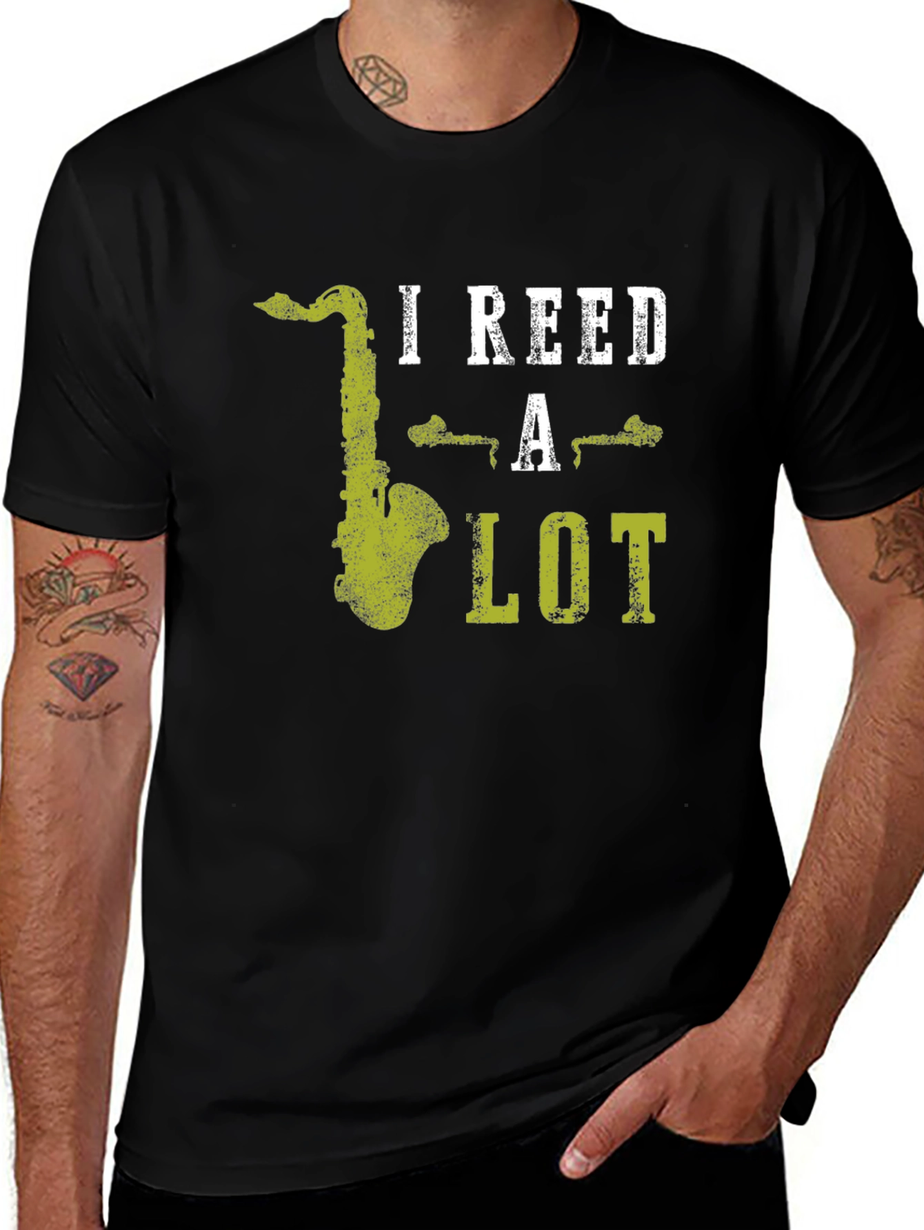 I Reed A Lot Saxophone T-Shirt - Musicians Tee