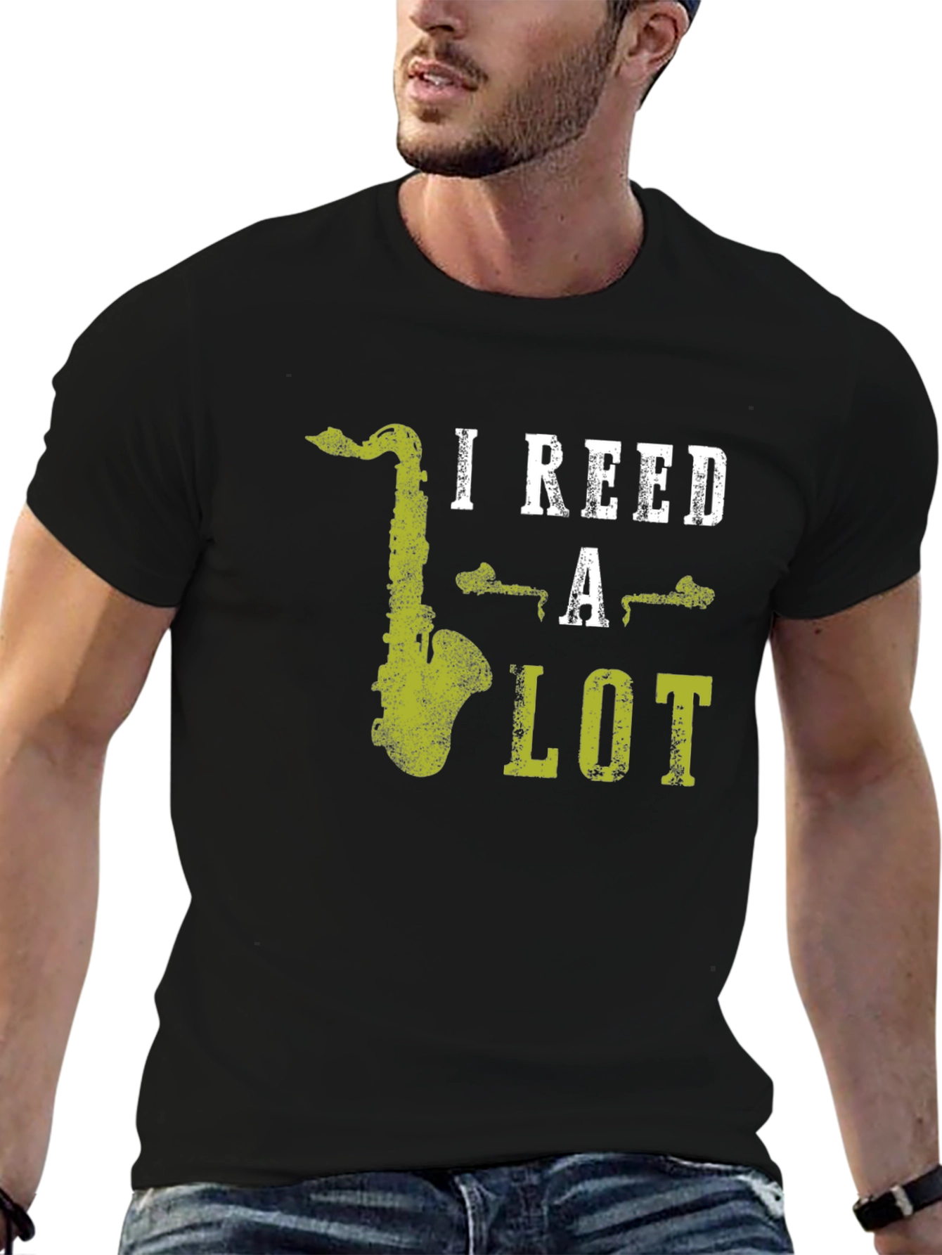 I Reed A Lot Saxophone T-Shirt - Musicians Tee