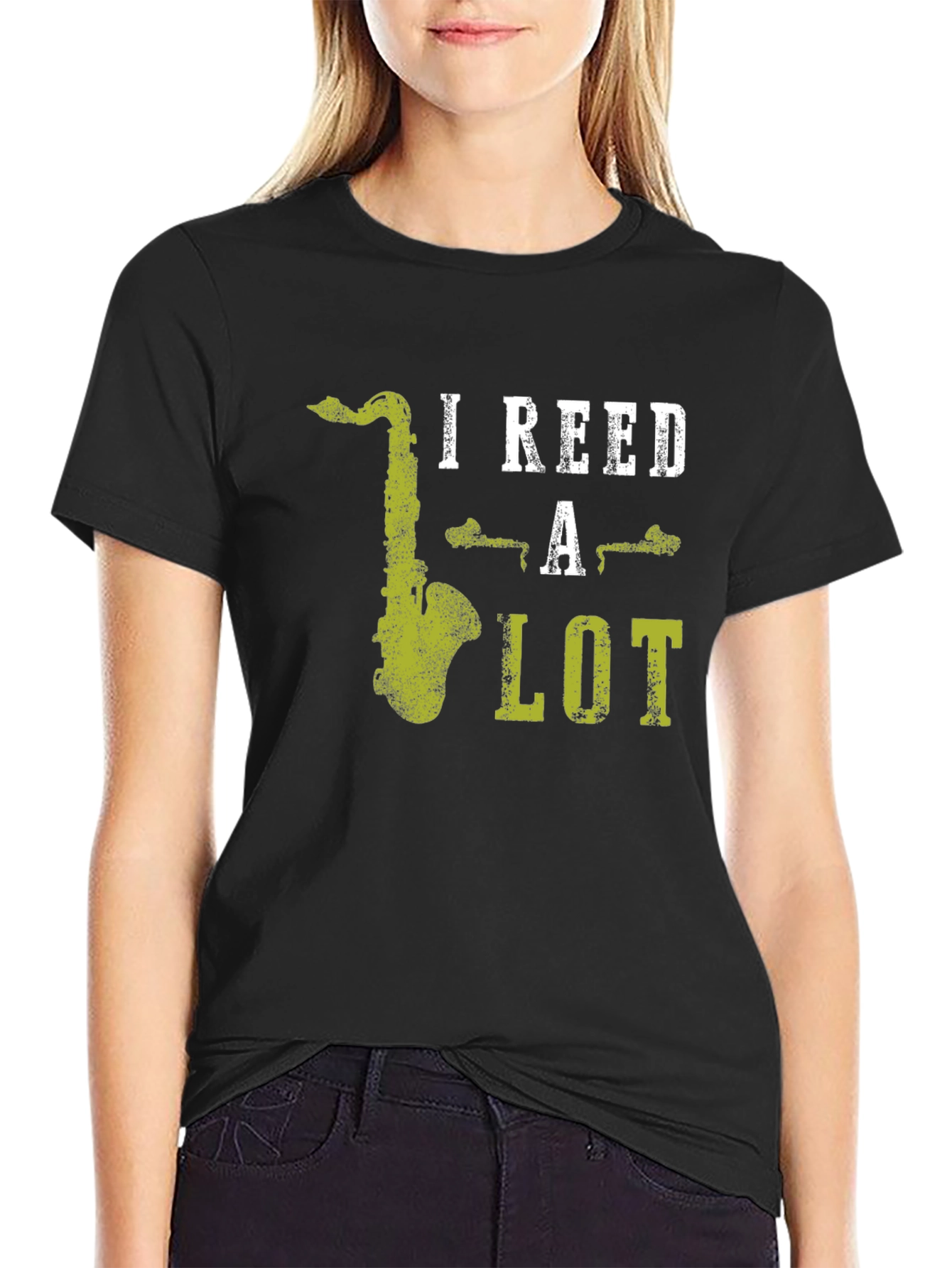 I Reed A Lot Saxophone T-Shirt - Musicians Tee