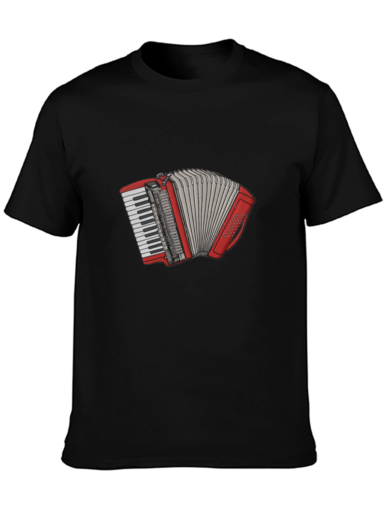 Accordion Graphic T-Shirt - Musician Tee