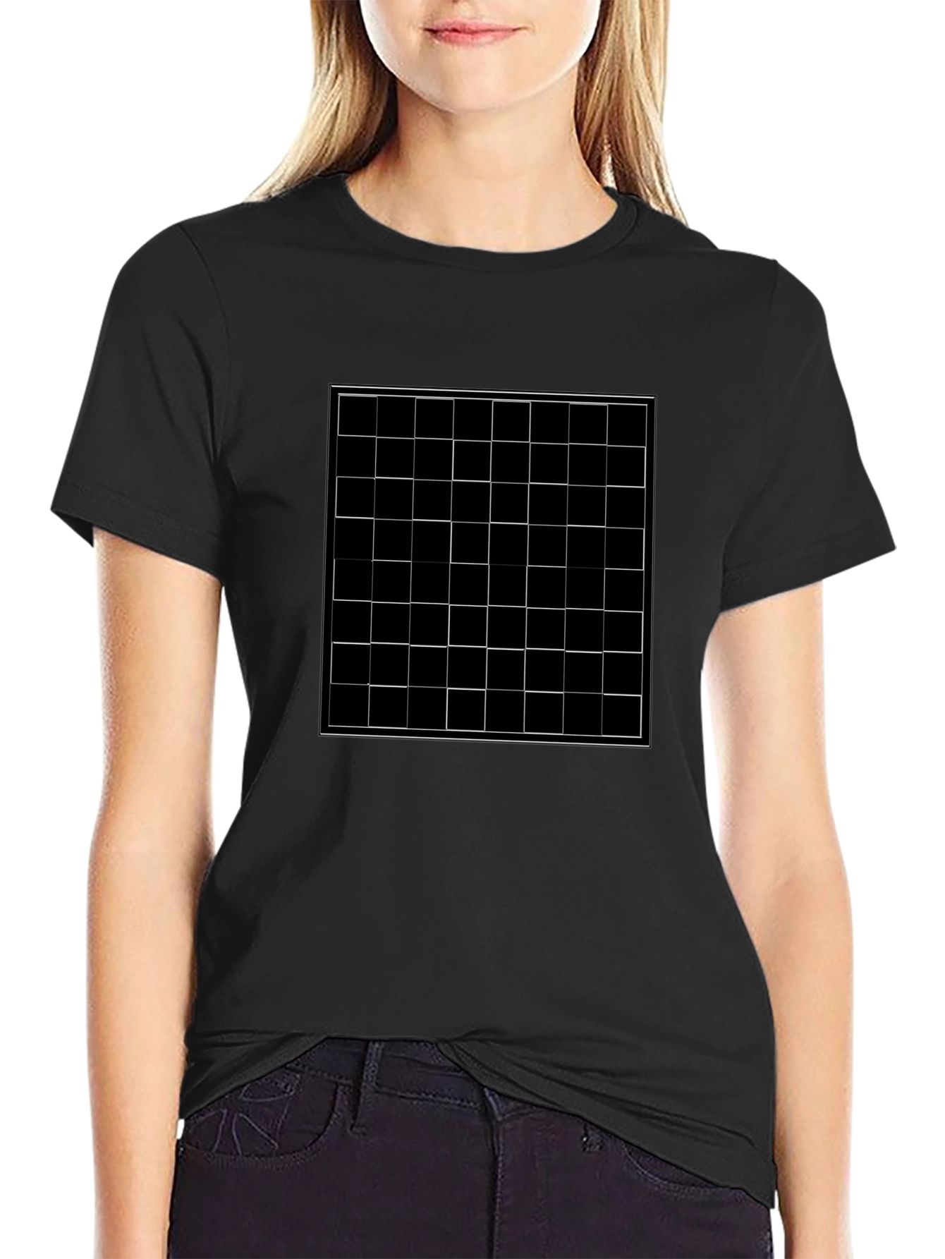 Chessboard Graphic Tee - Stylish & Unique Design