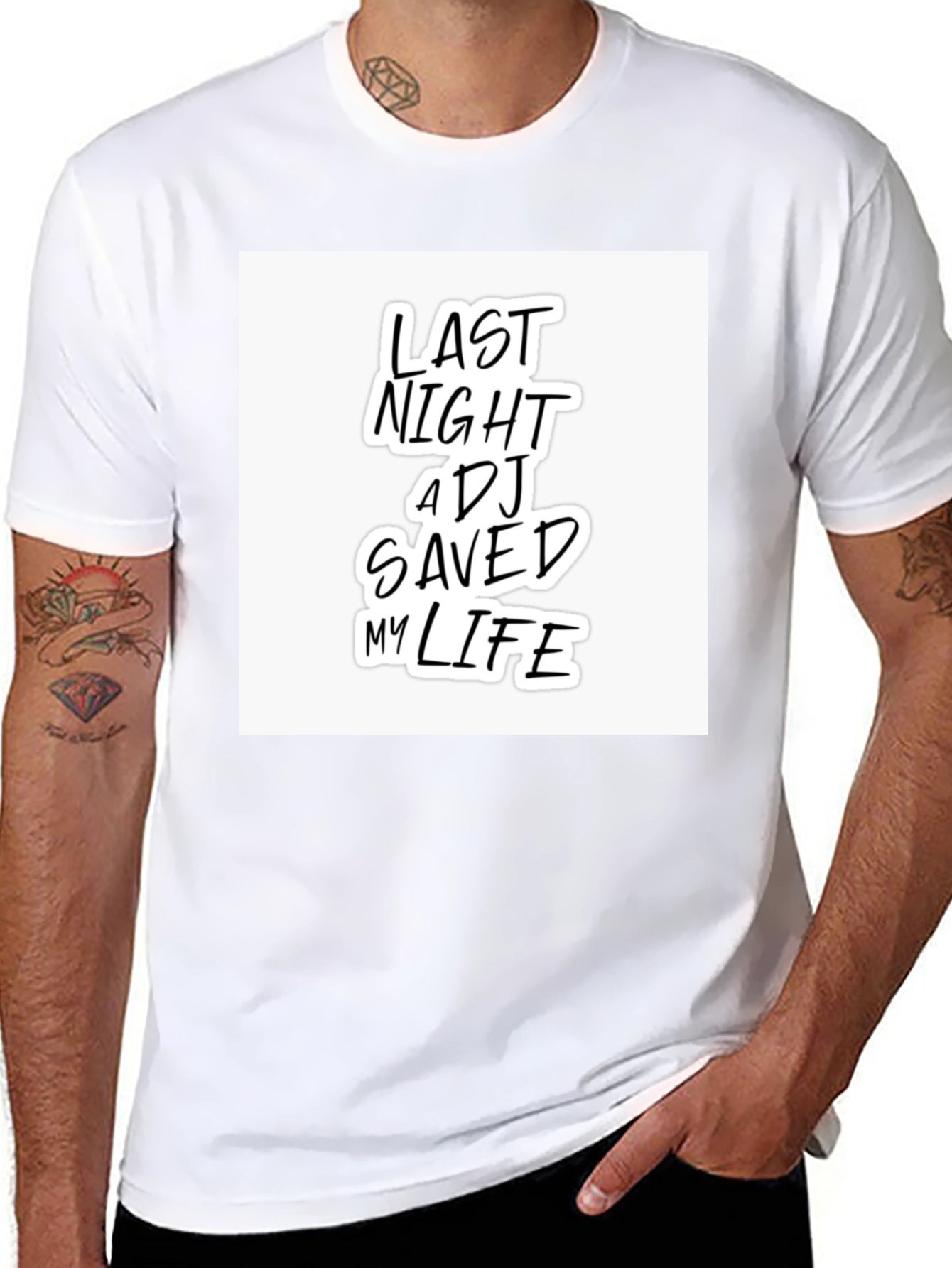 Last Night A DJ Saved My Life T-Shirt