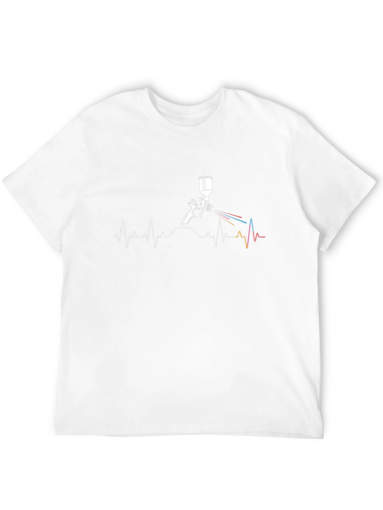 Painter Heartbeat T-Shirt - Black