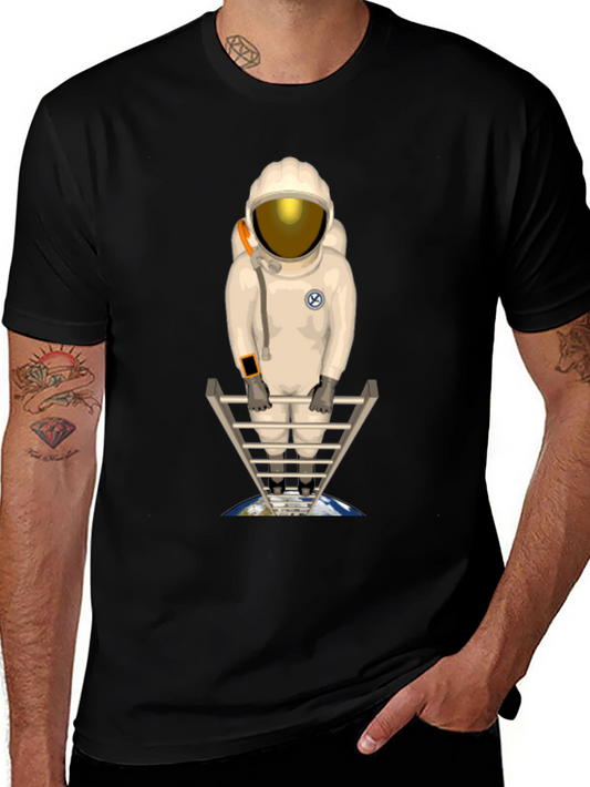 Astronaut on Ladder T-Shirt
