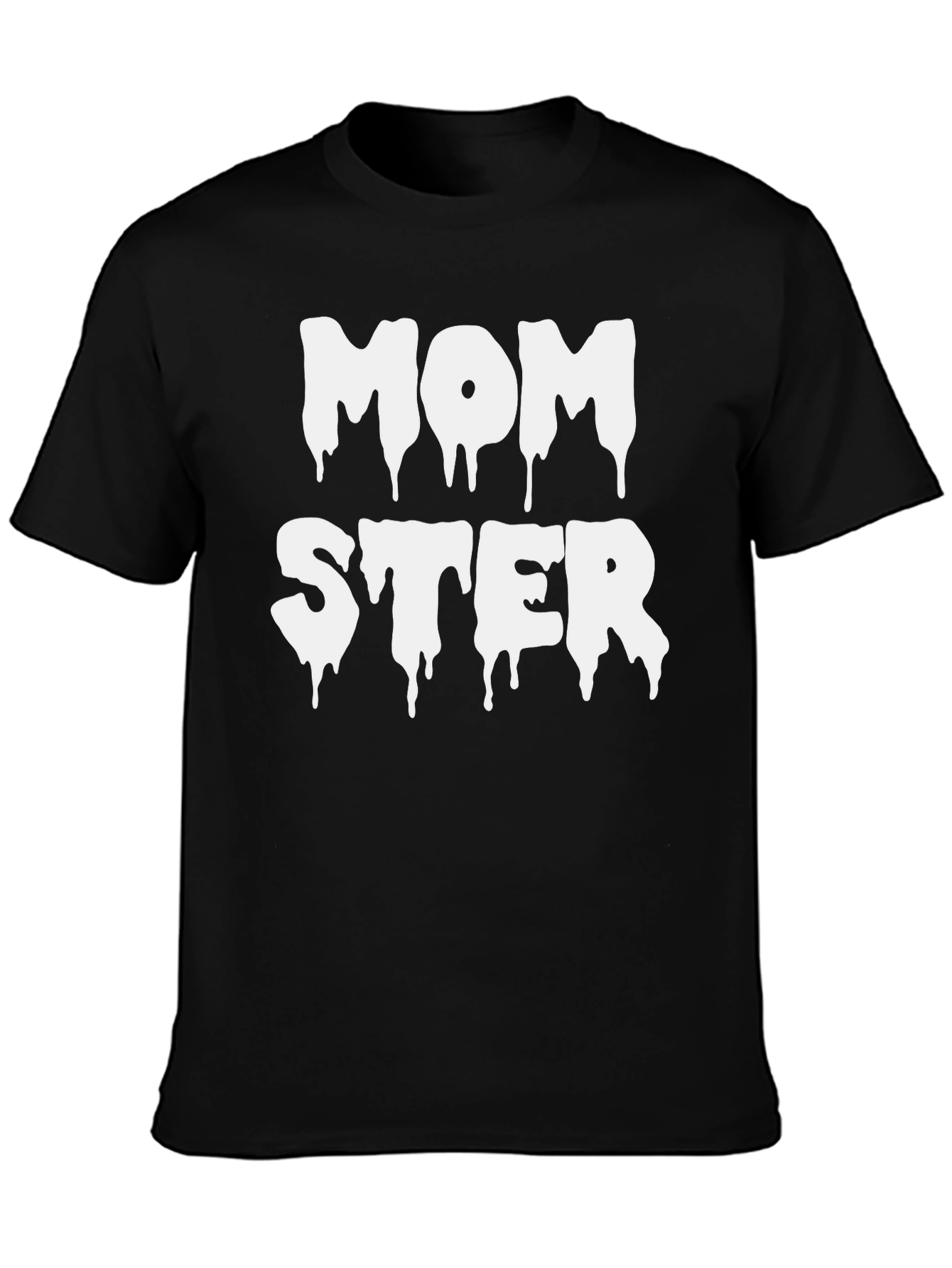 Momster Graphic Tee - Black Halloween T-Shirt
