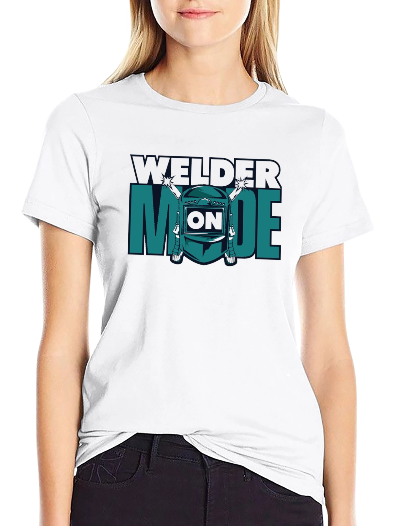 Welder Mode T-Shirt - Cool Graphic Tee