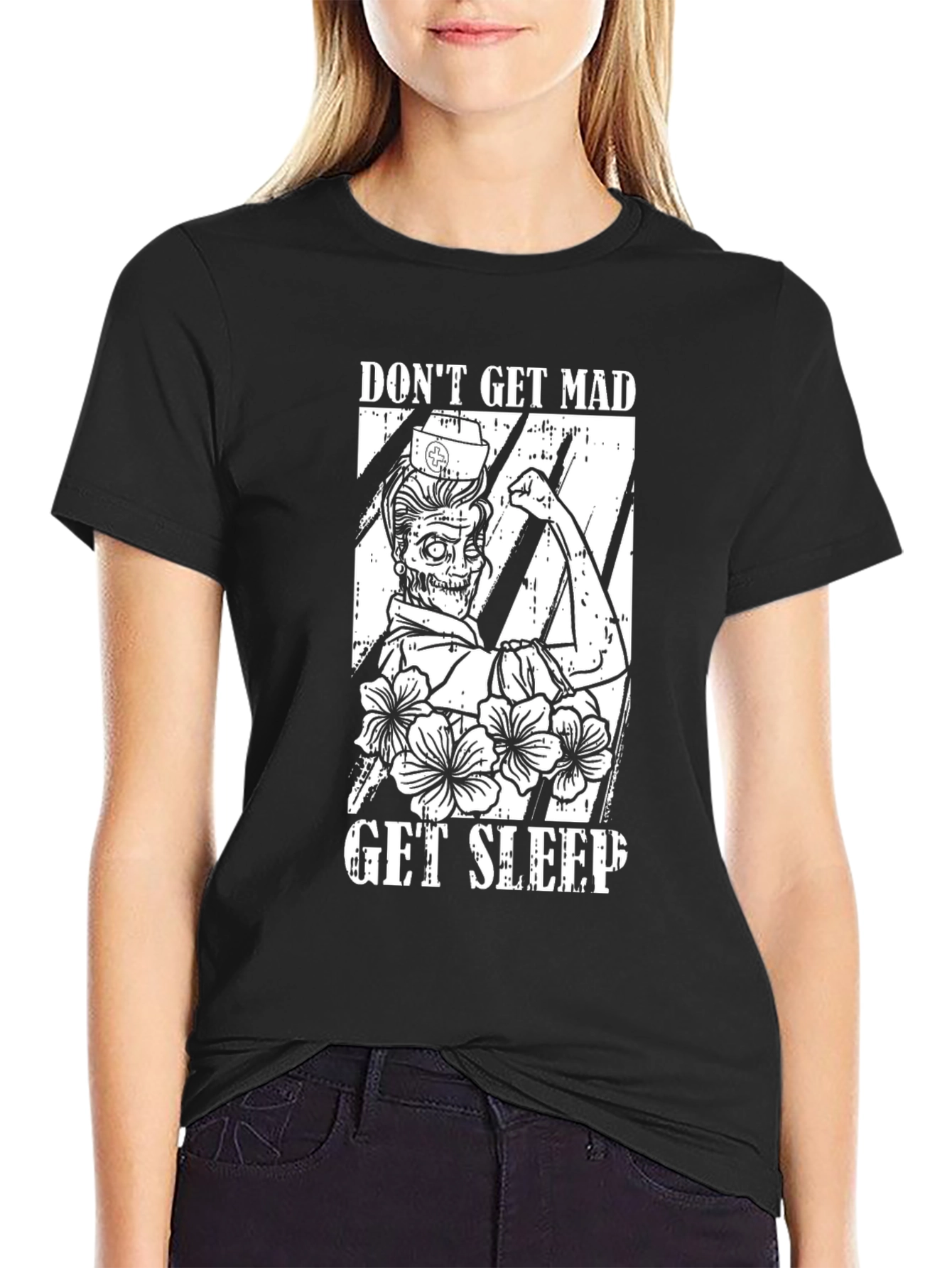 Dont Get Mad Get Sleep Graphic Tee