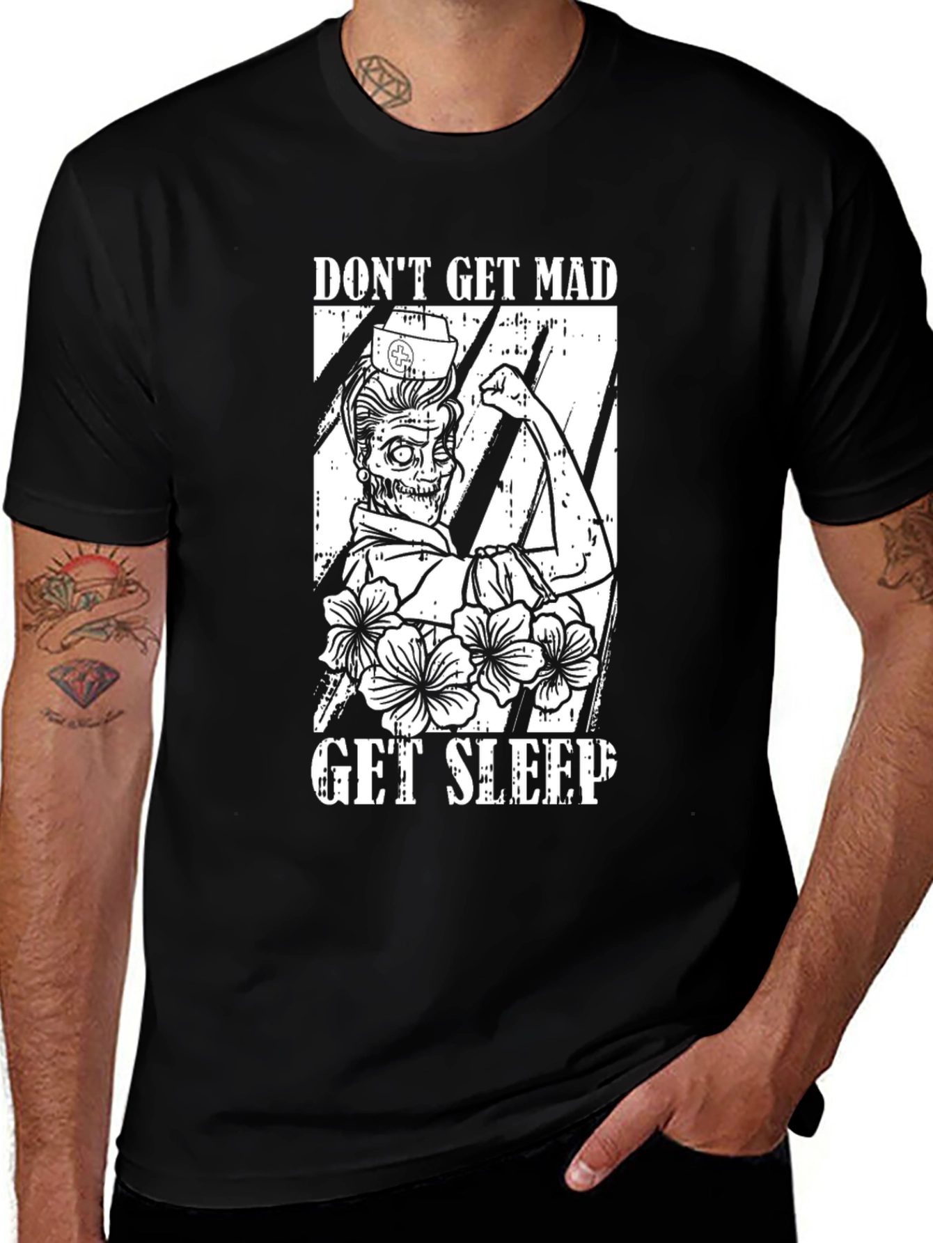 Dont Get Mad Get Sleep Graphic Tee