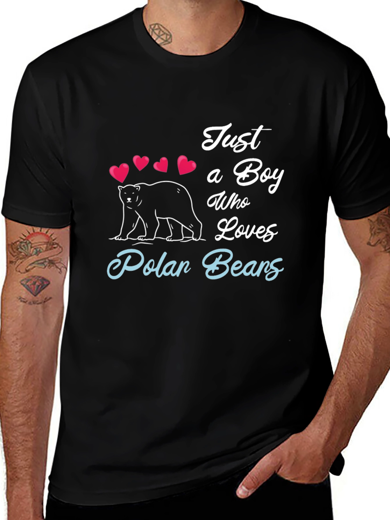 Just a Boy Who Loves Polar Bears T-Shirt