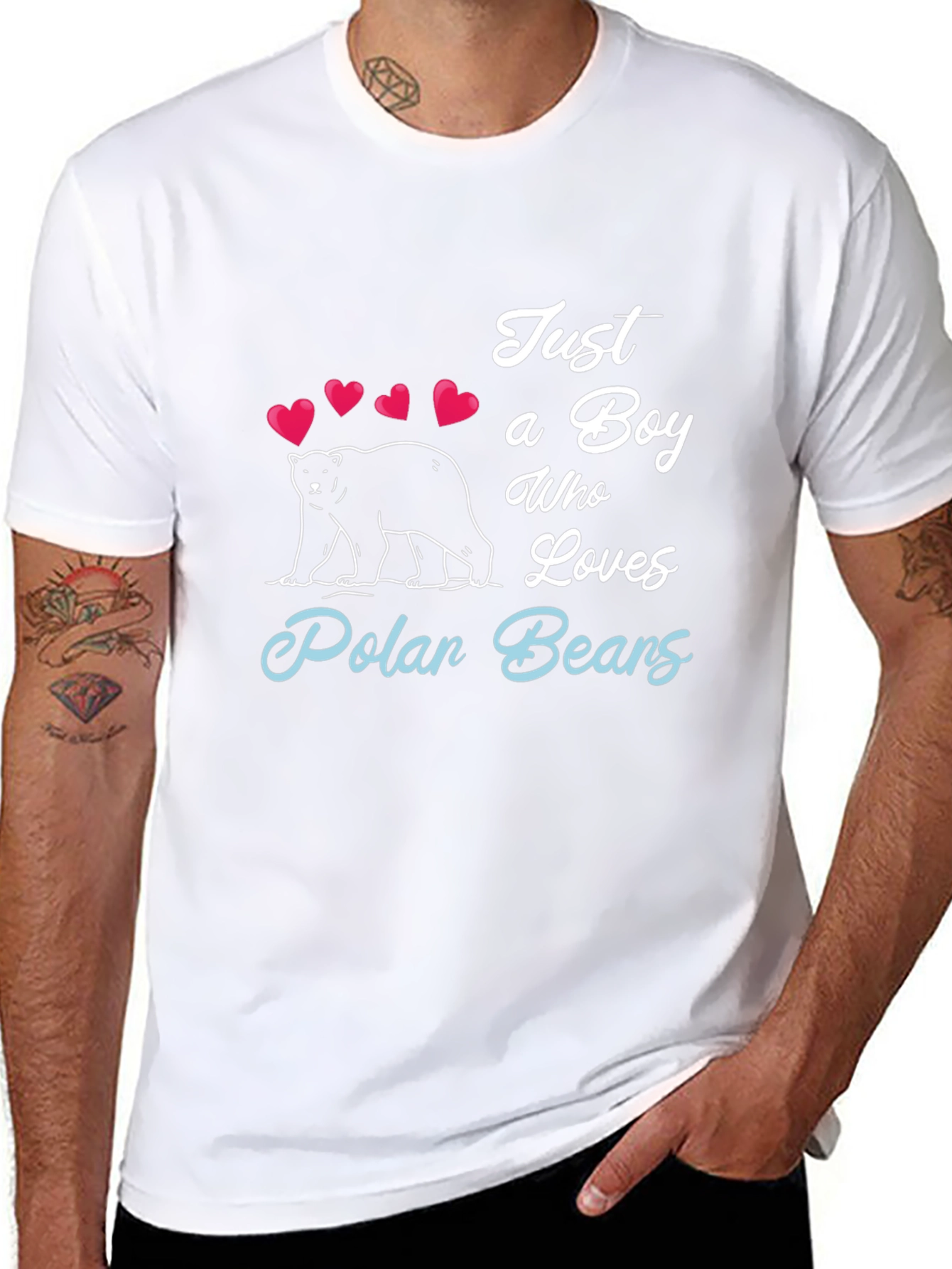 Just a Boy Who Loves Polar Bears T-Shirt