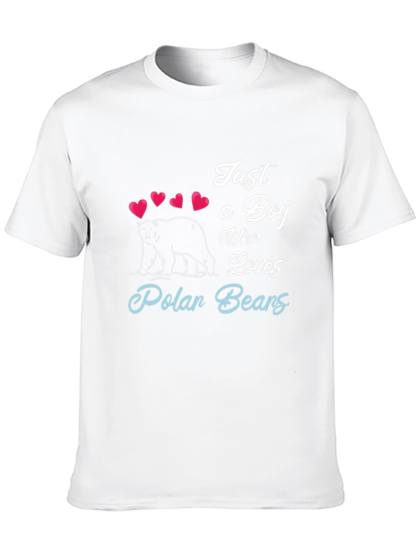Just a Boy Who Loves Polar Bears T-Shirt