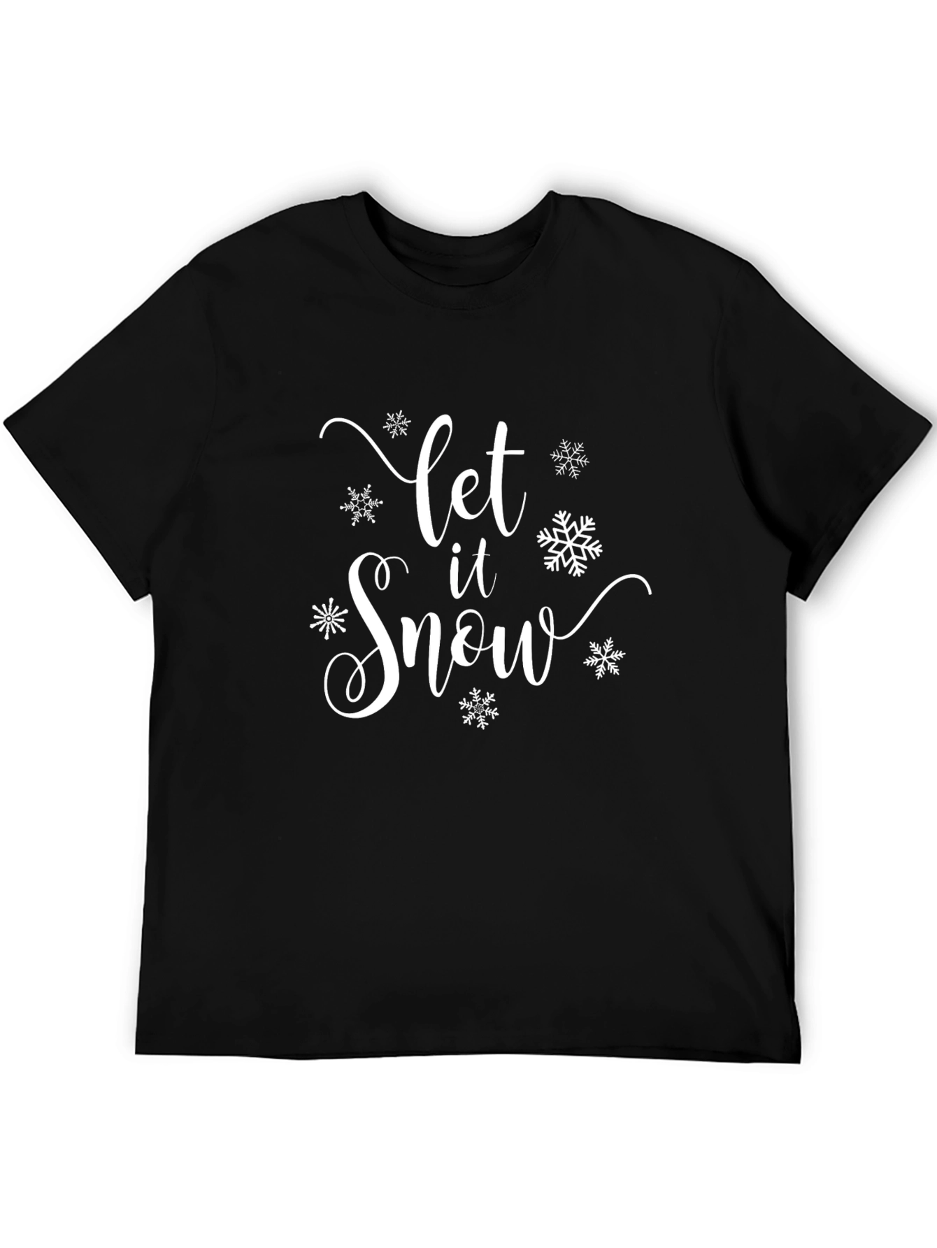 Let it Snow T-Shirt Winter Holiday Tee