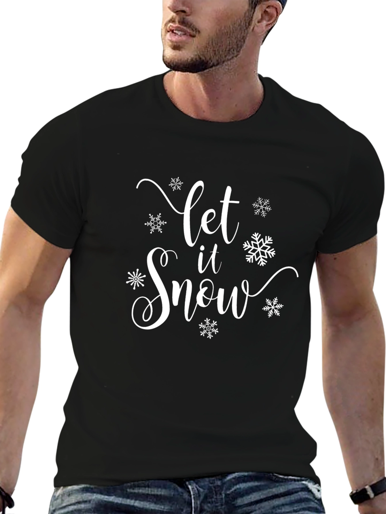 Let it Snow T-Shirt Winter Holiday Tee