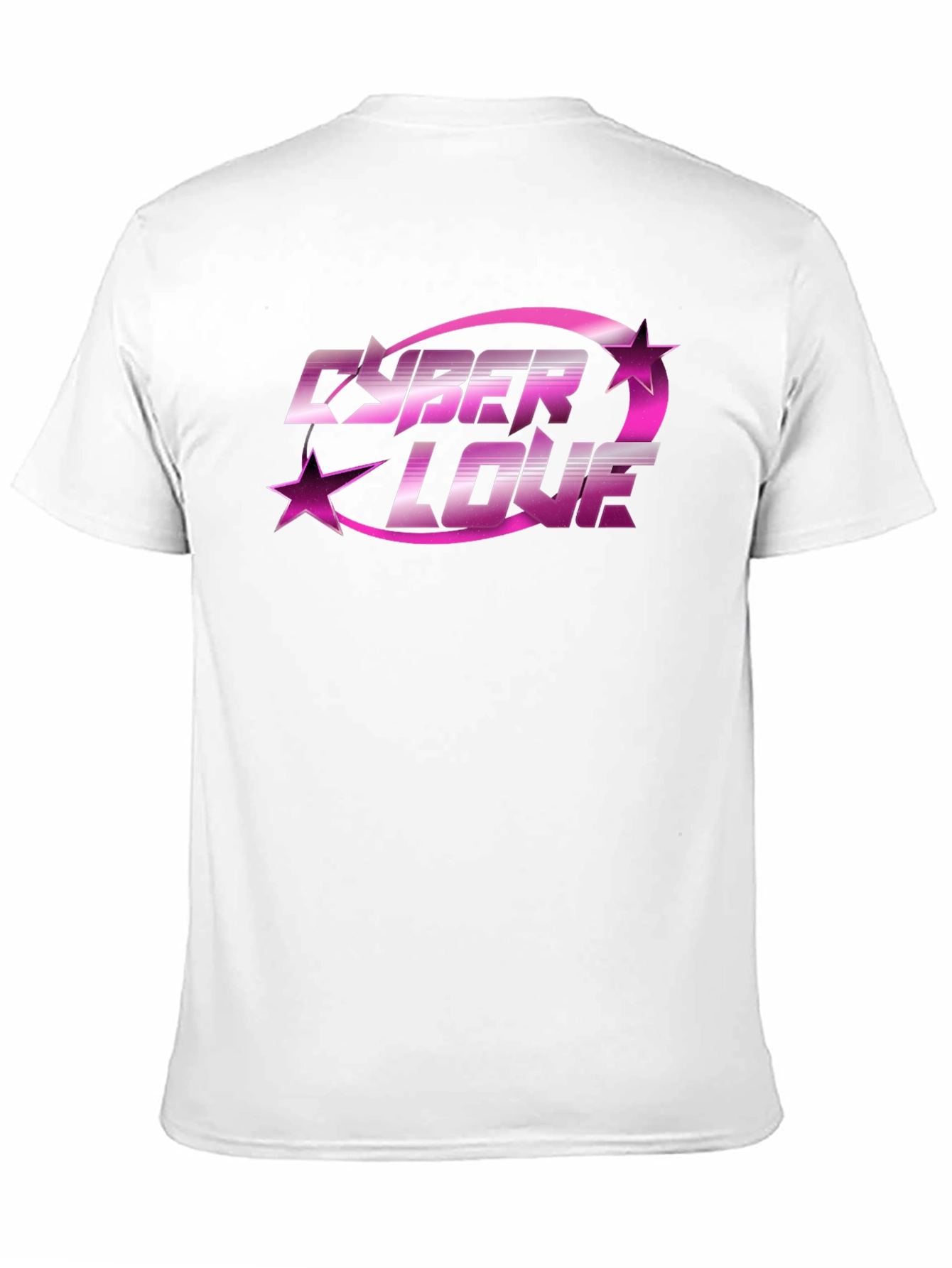 Cyber Love Graphic Tee - Trendy Black T-Shirt