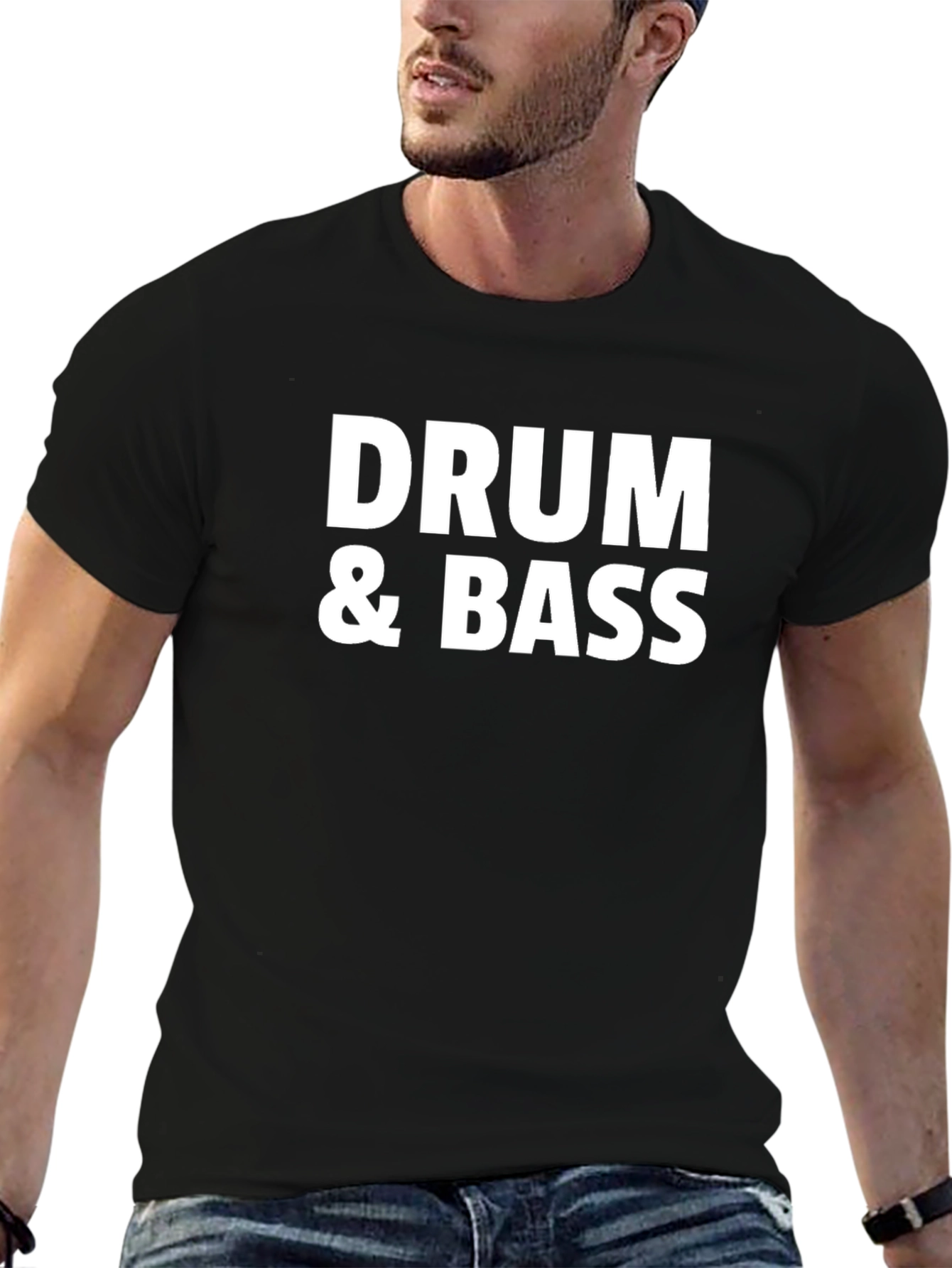 Drum & Bass Graphic Tee - Music Lover T-Shirt