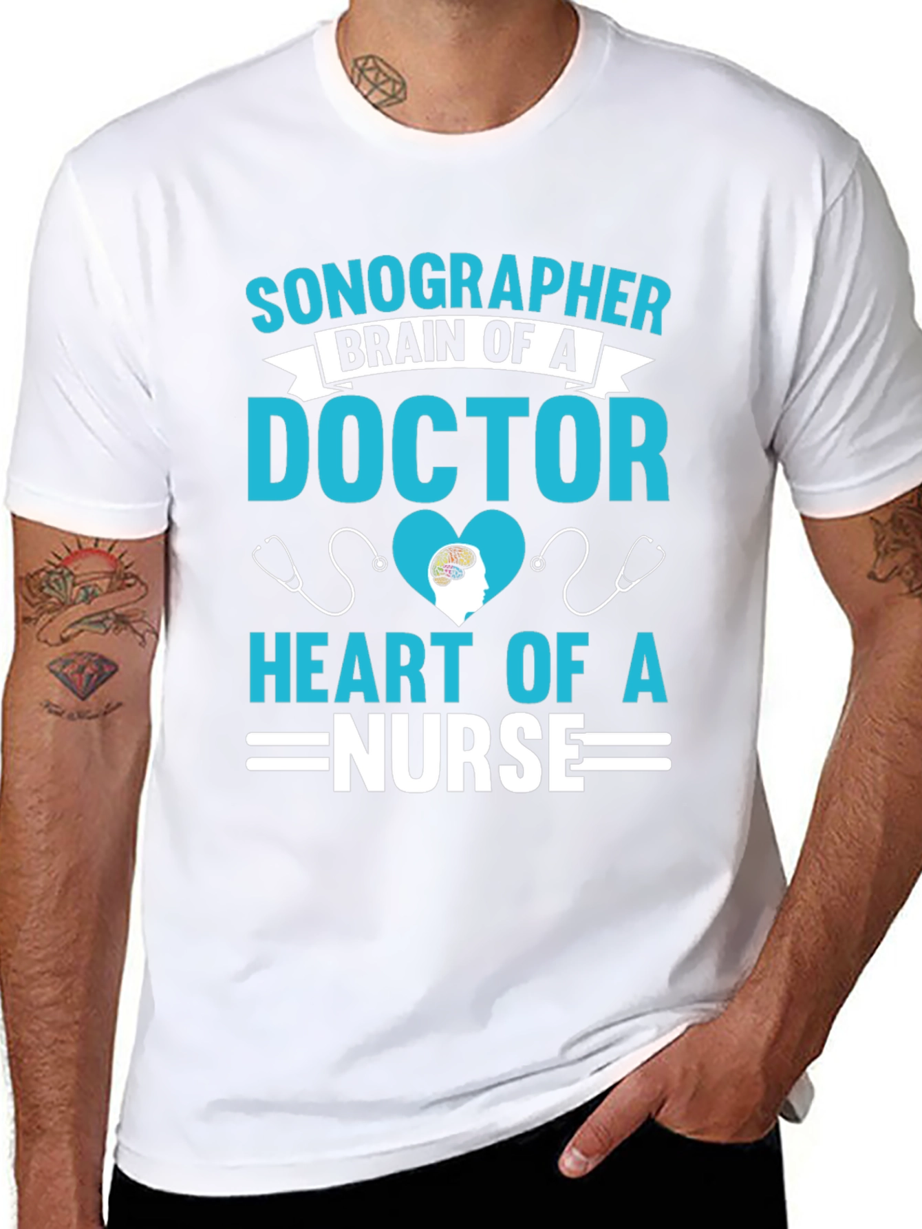 Sonographer Doctor Nurse Funny T-Shirt