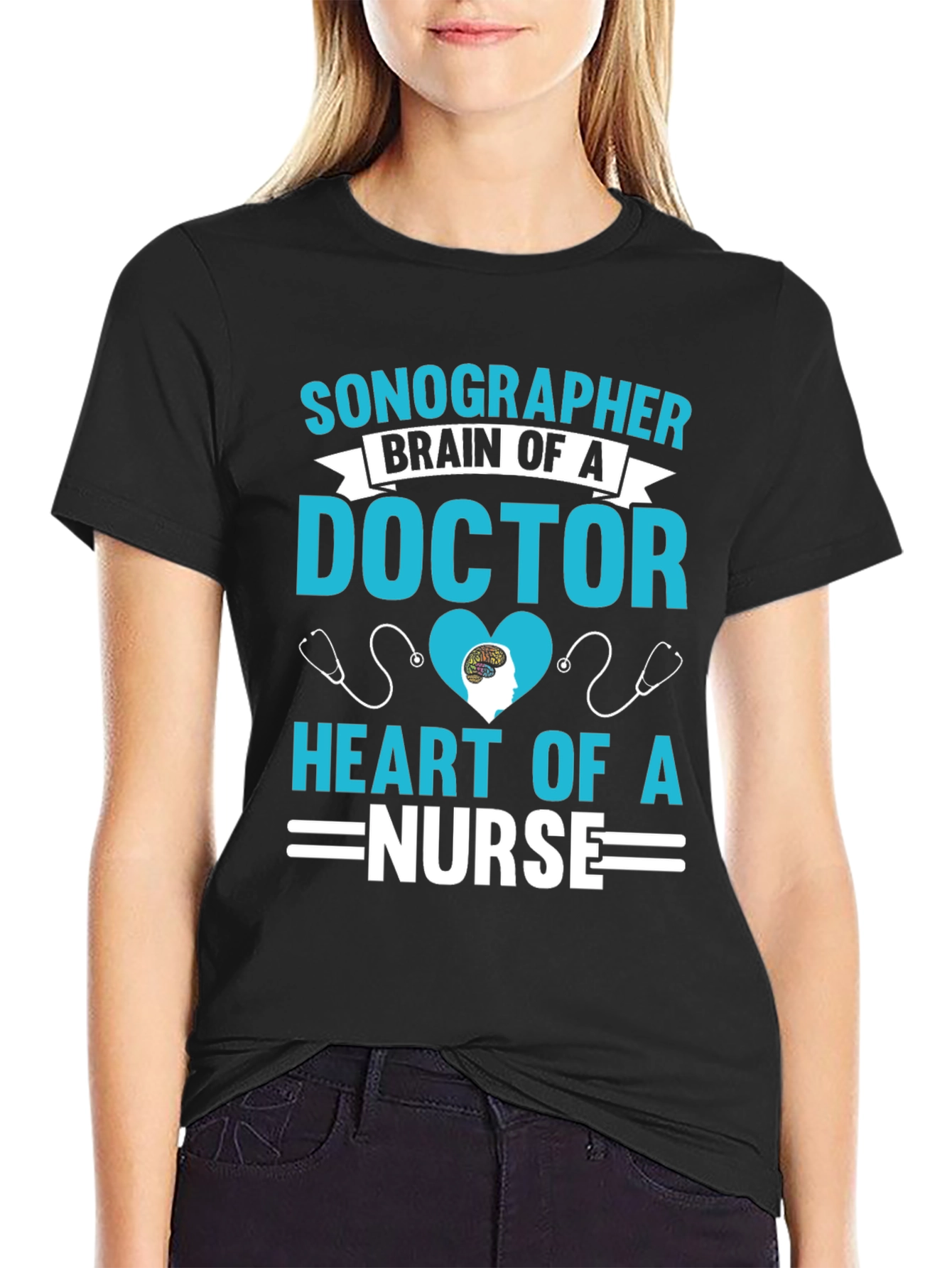 Sonographer Doctor Nurse Funny T-Shirt