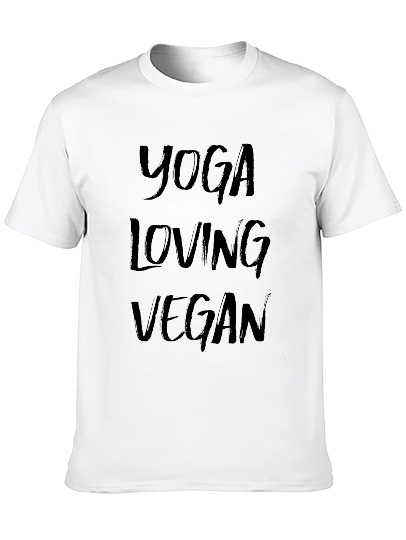 Yoga Loving Vegan Graphic T-Shirt