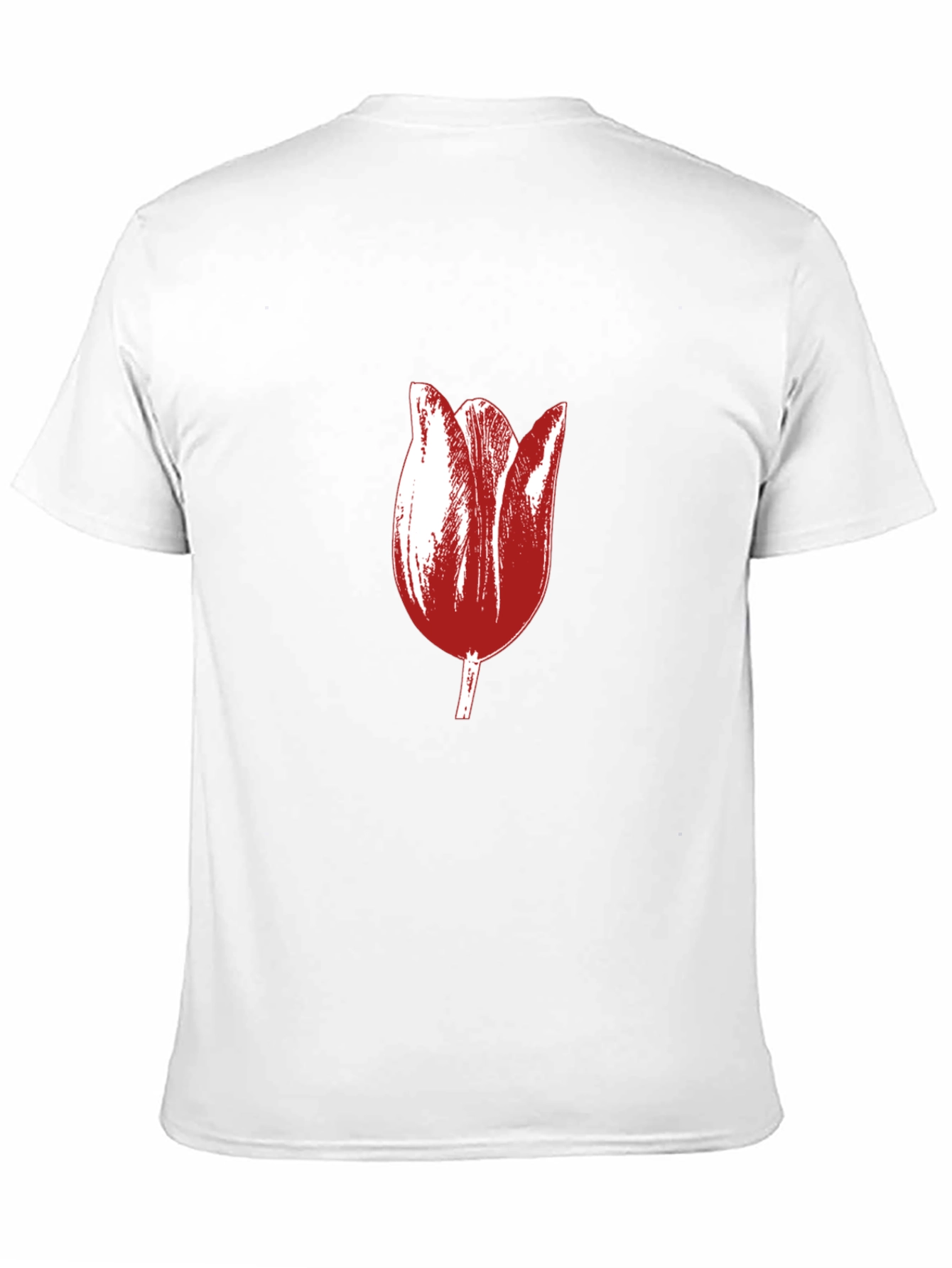 Tulip Graphic Black T-Shirt