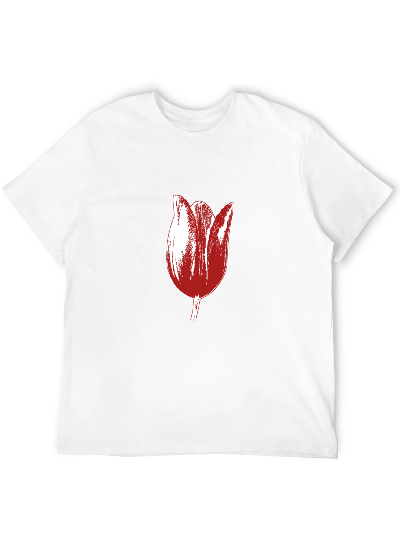 Tulip Graphic Black T-Shirt