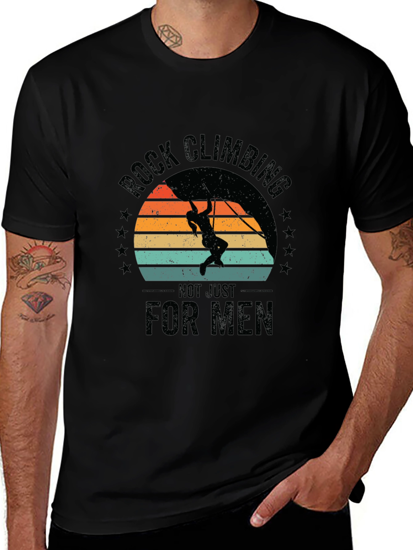 Rock Climbing Graphic Tee - Unisex Adventure Shirt