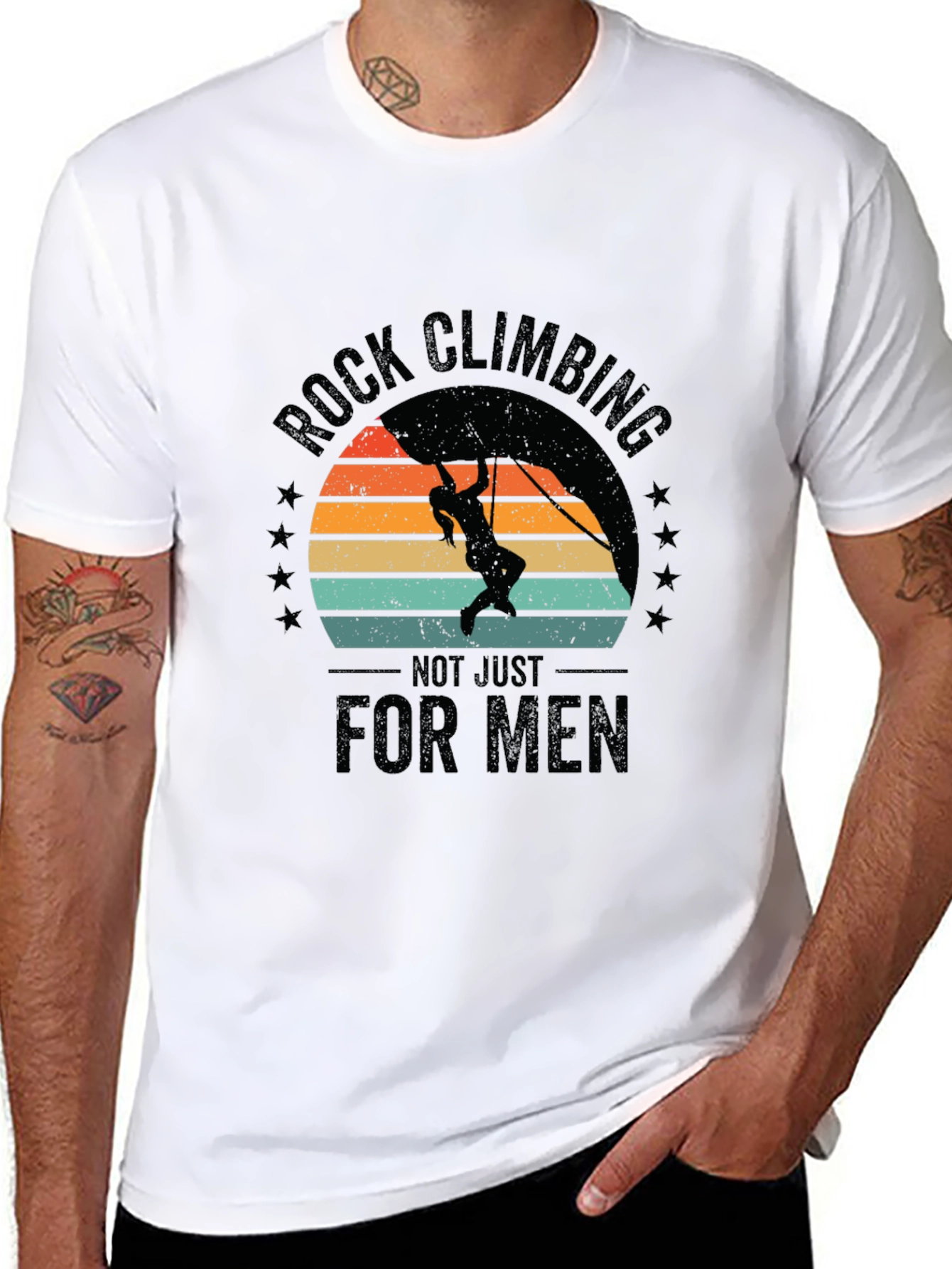 Rock Climbing Graphic Tee - Unisex Adventure Shirt