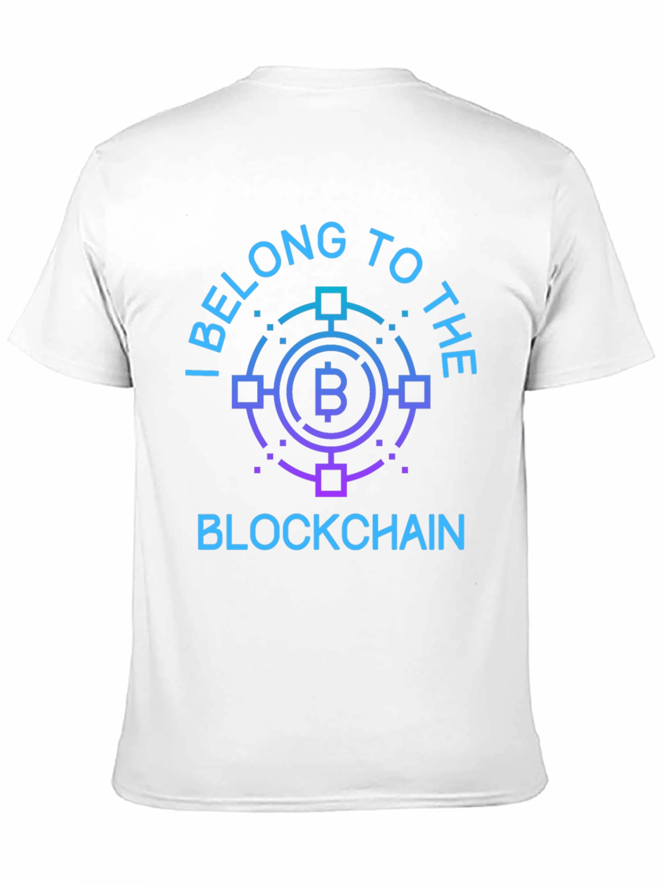 Bitcoin Blockchain Graphic Tee - Crypto Enthusiast T-Shirt