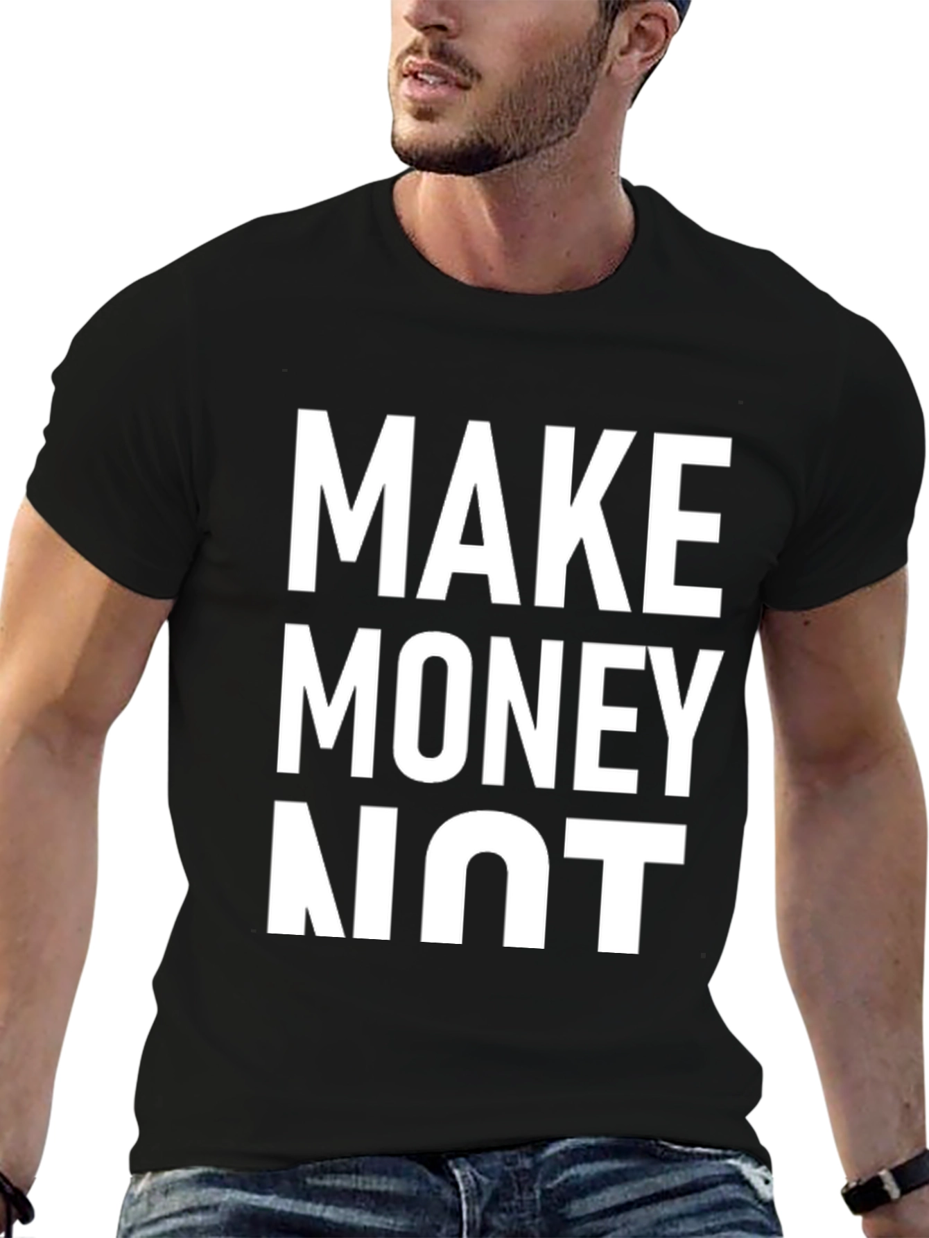 Make Money Not Friends Graphic Tee