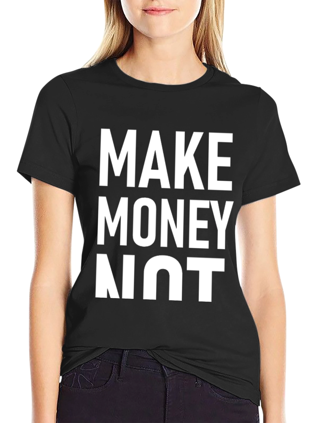 Make Money Not Friends Graphic Tee