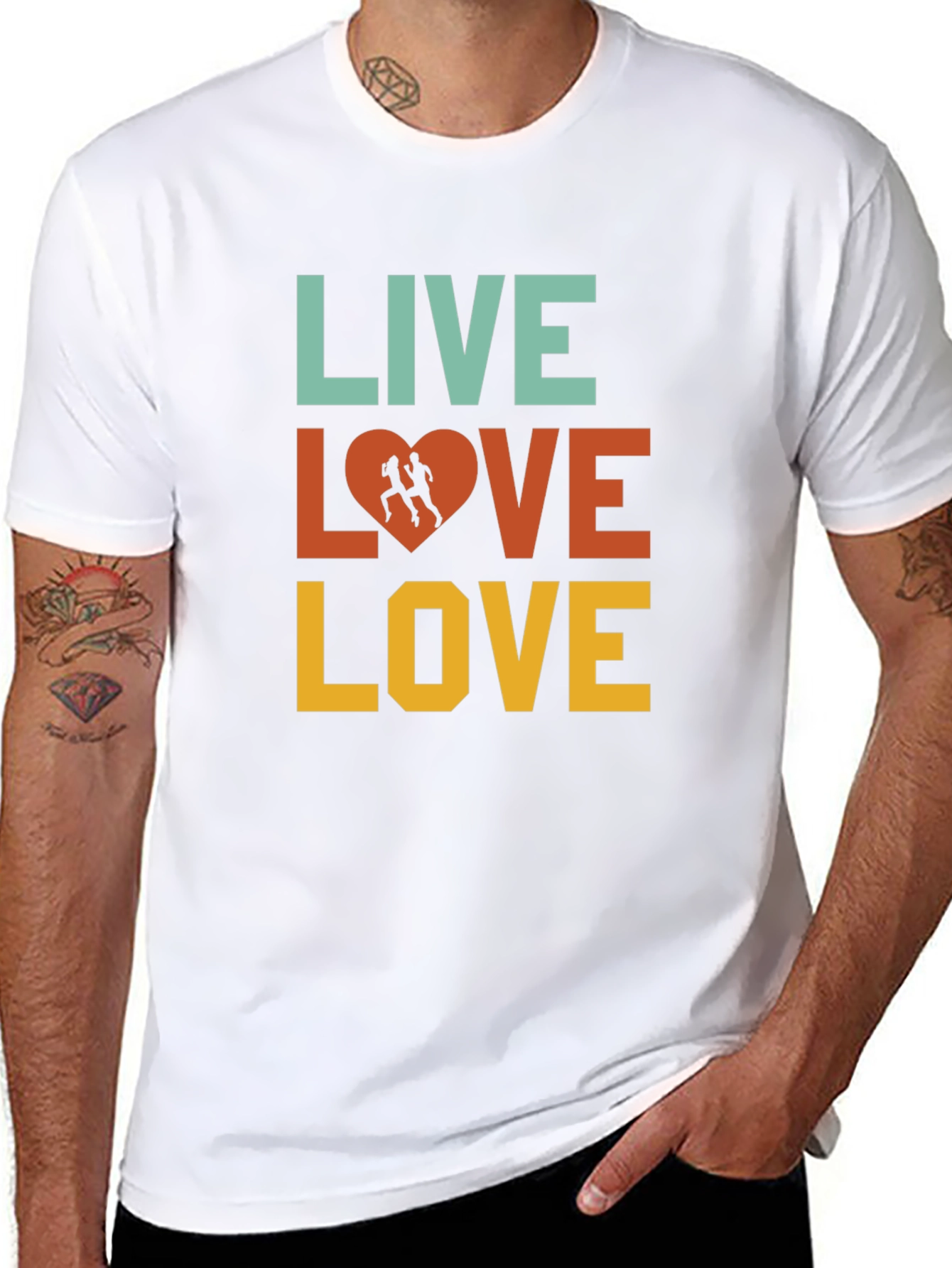Live Love Couples Run T-Shirt