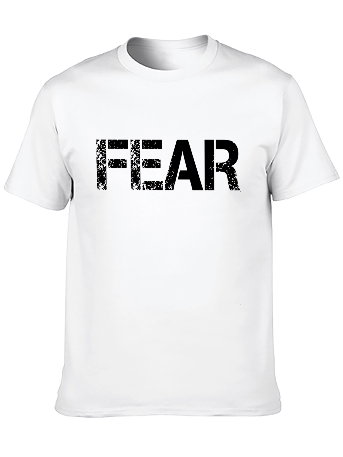 FEAR Distressed Graphic Tee - Mens Short Sleeve