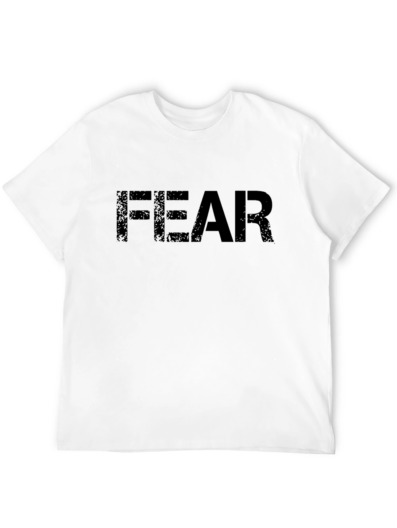 FEAR Distressed Graphic Tee - Mens Short Sleeve