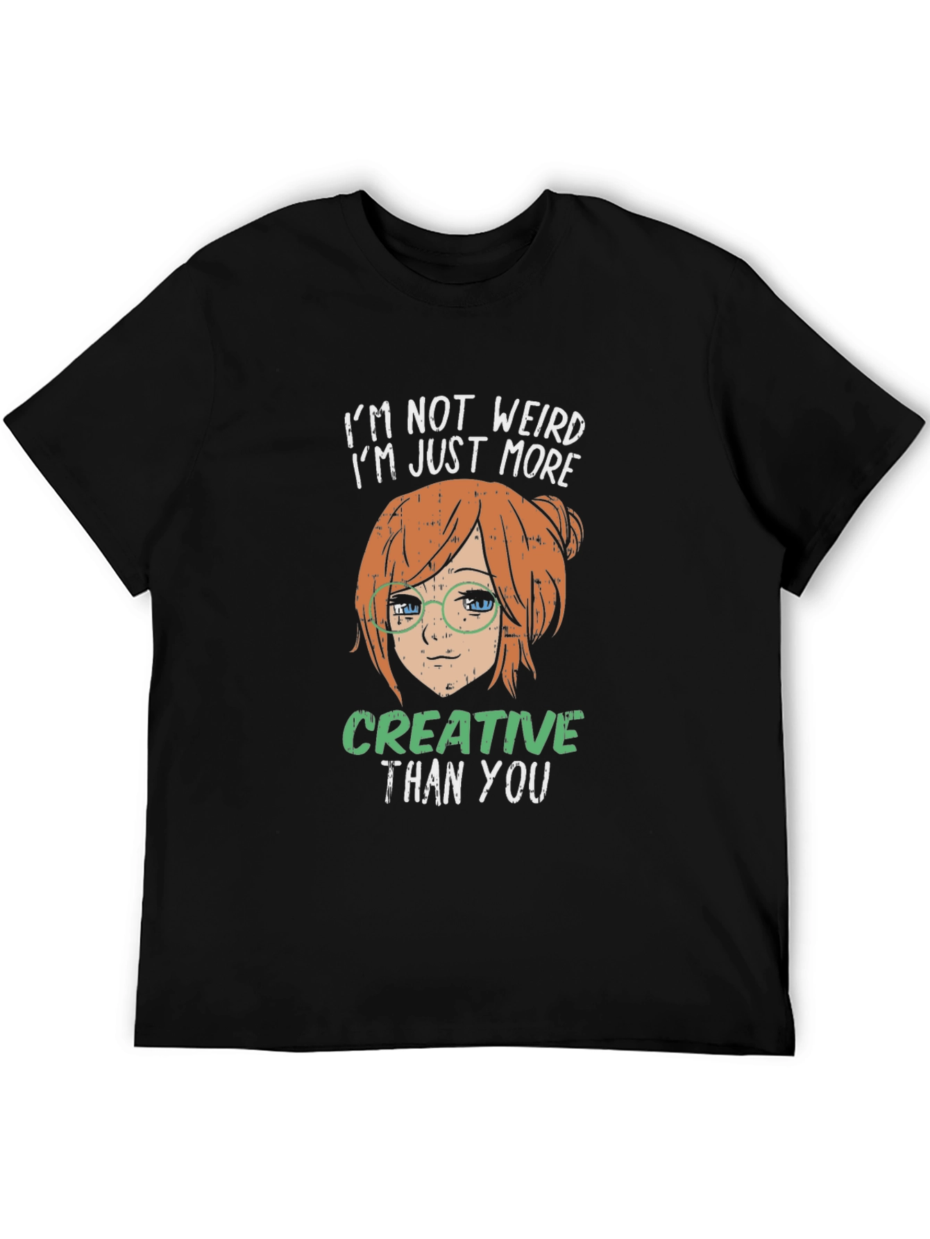 Creative Anime Style T-Shirt - Unique Geek Fashion