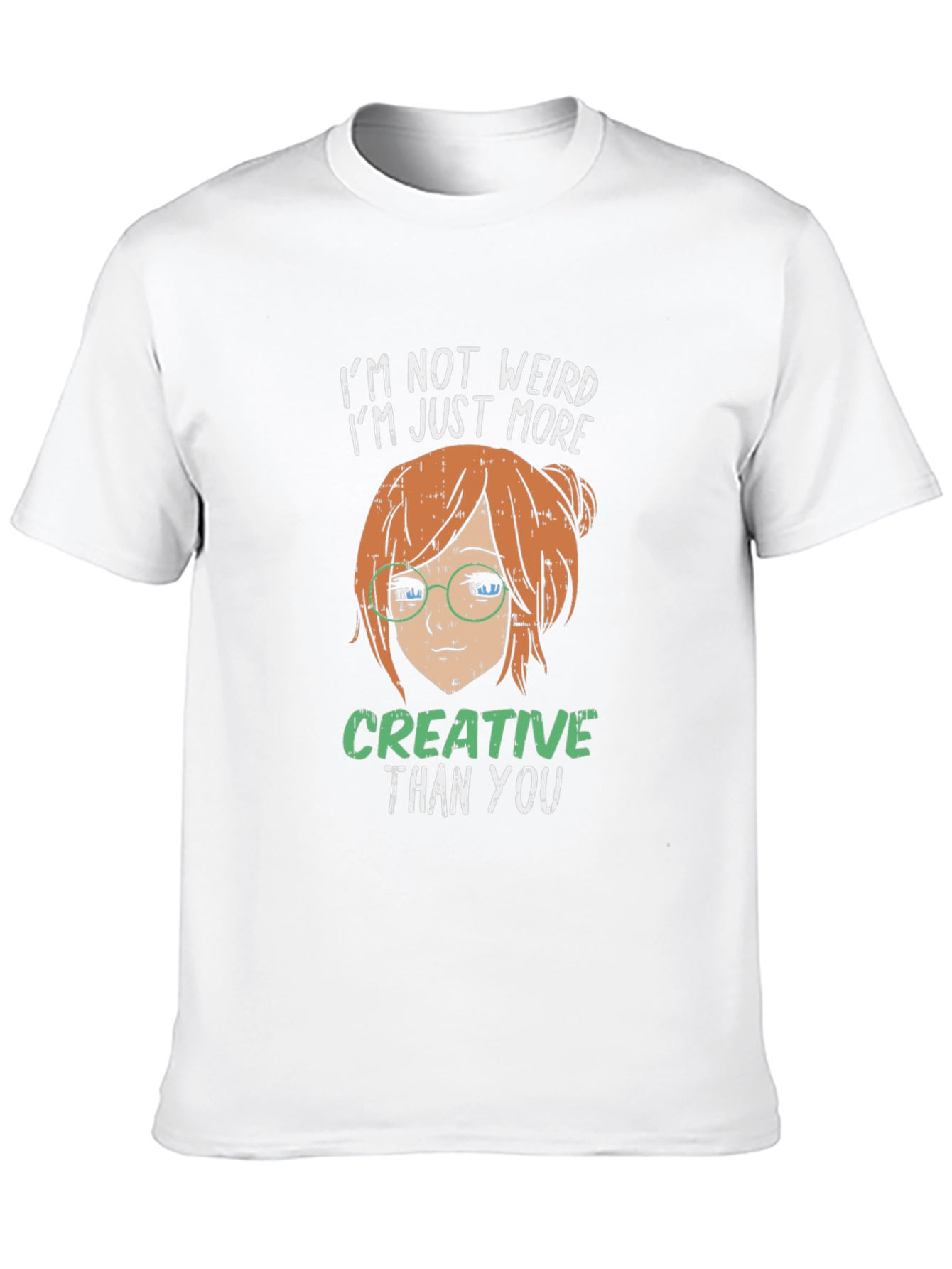 Creative Anime Style T-Shirt - Unique Geek Fashion