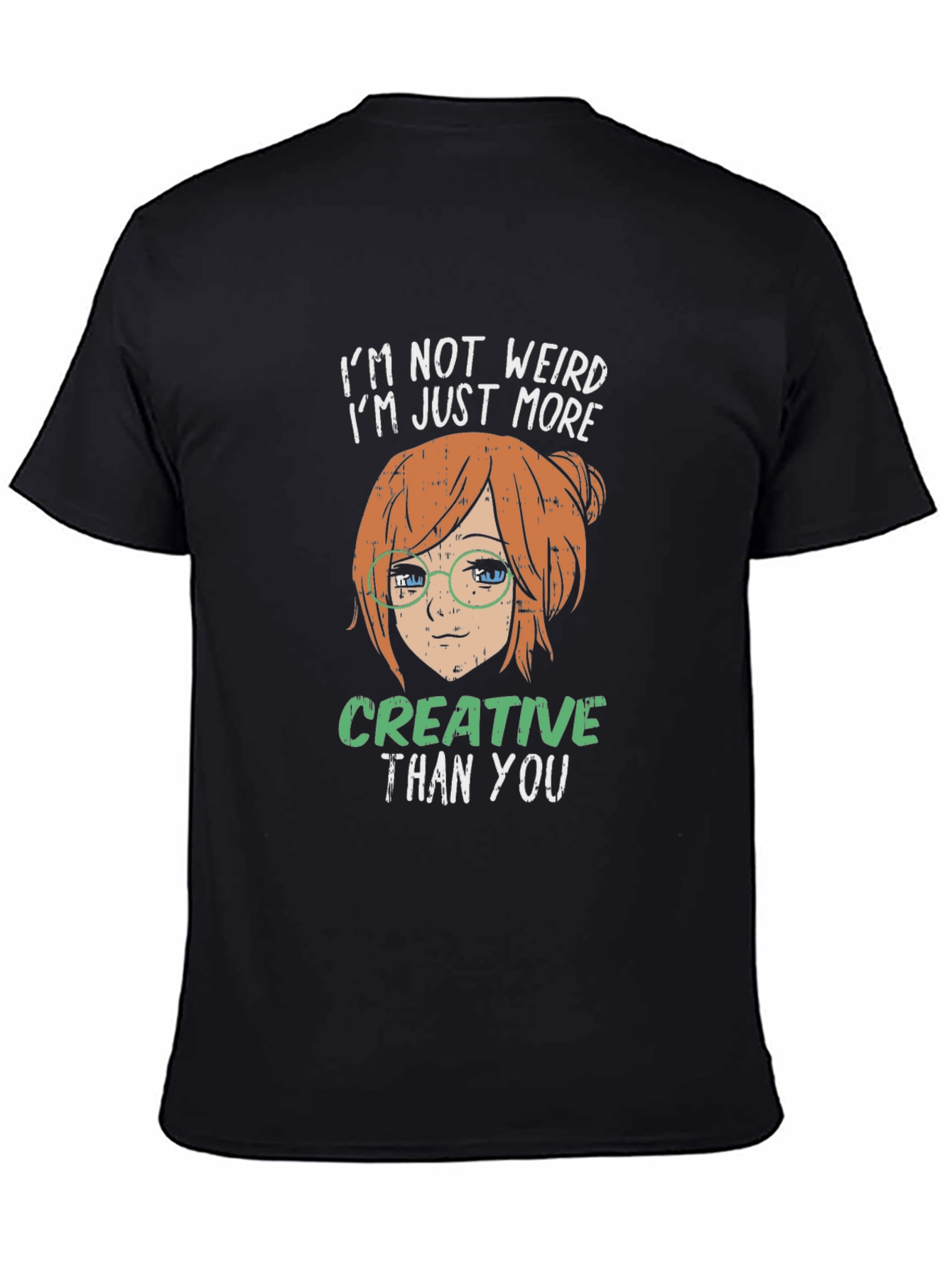 Creative Anime Style T-Shirt - Unique Geek Fashion