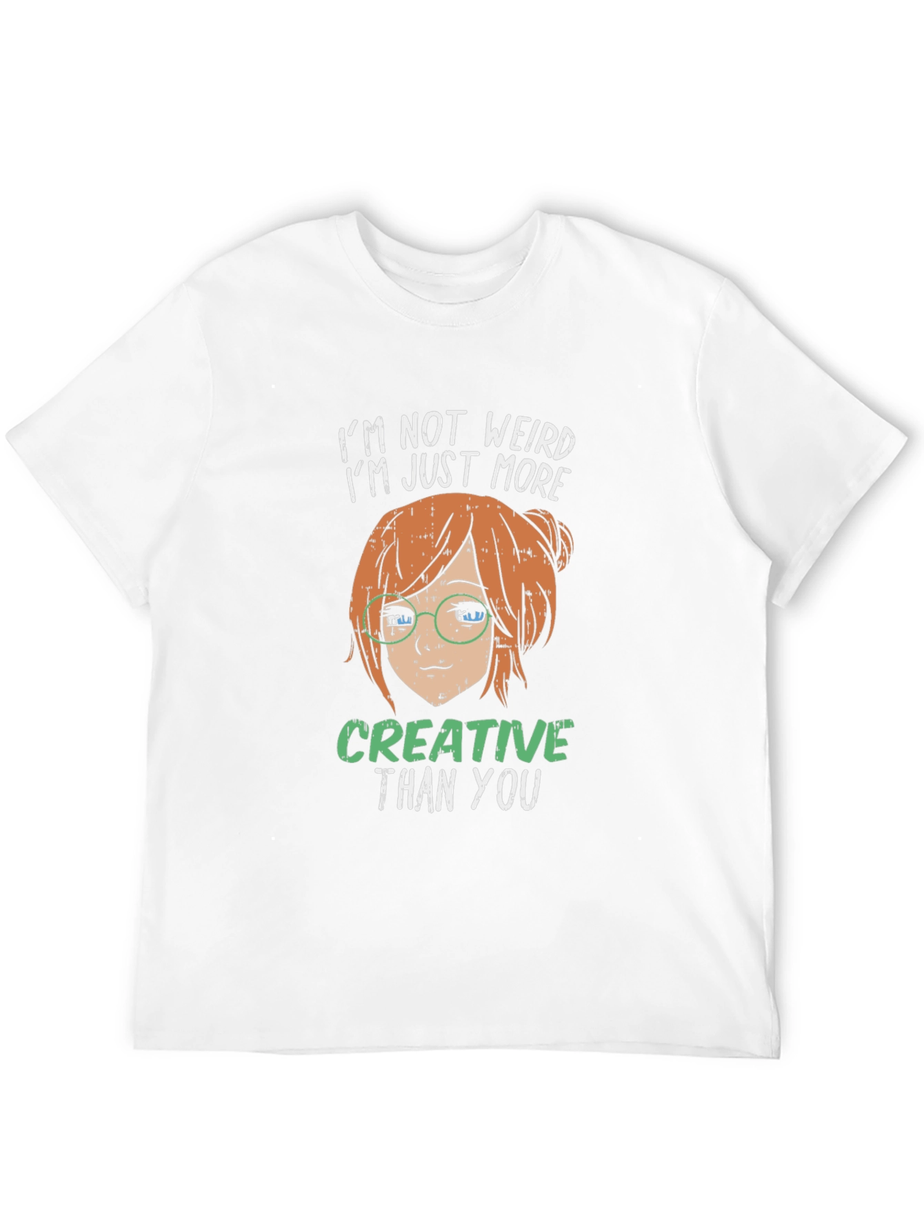 Creative Anime Style T-Shirt - Unique Geek Fashion